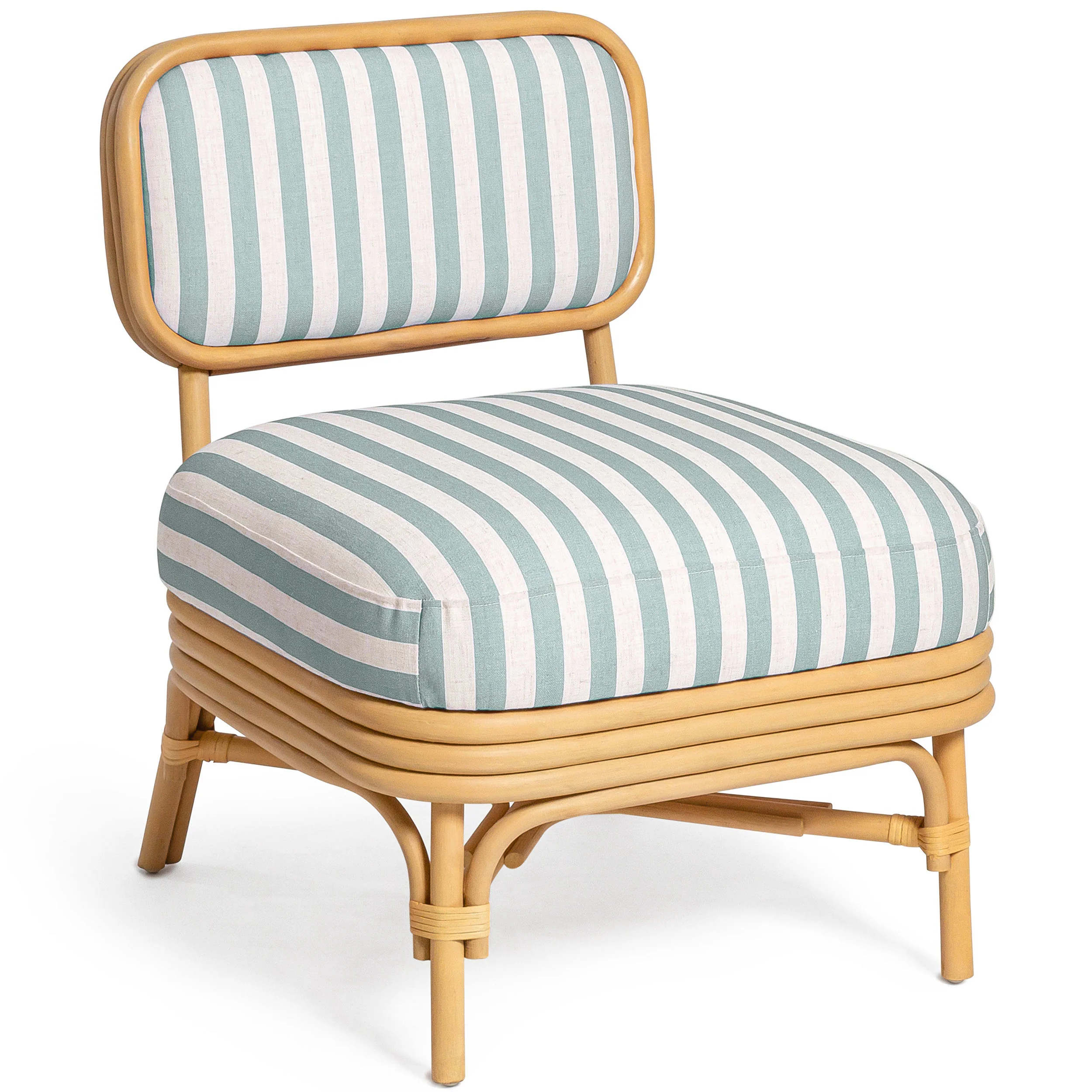 Dorine Striped Accent Chair by TOV - Image 3
