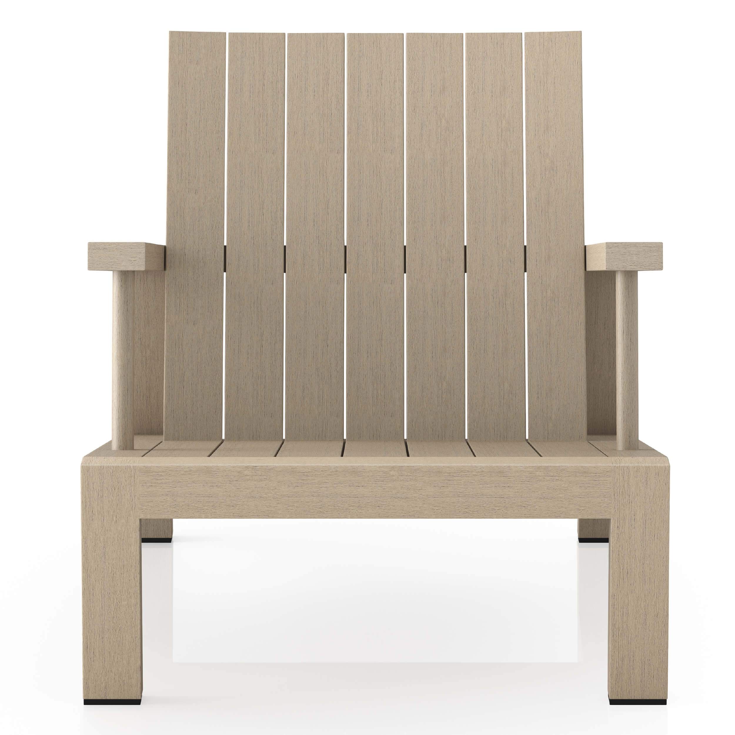 Dorsey Outdoor Chair, Washed Brown by Four Hands - Image 2