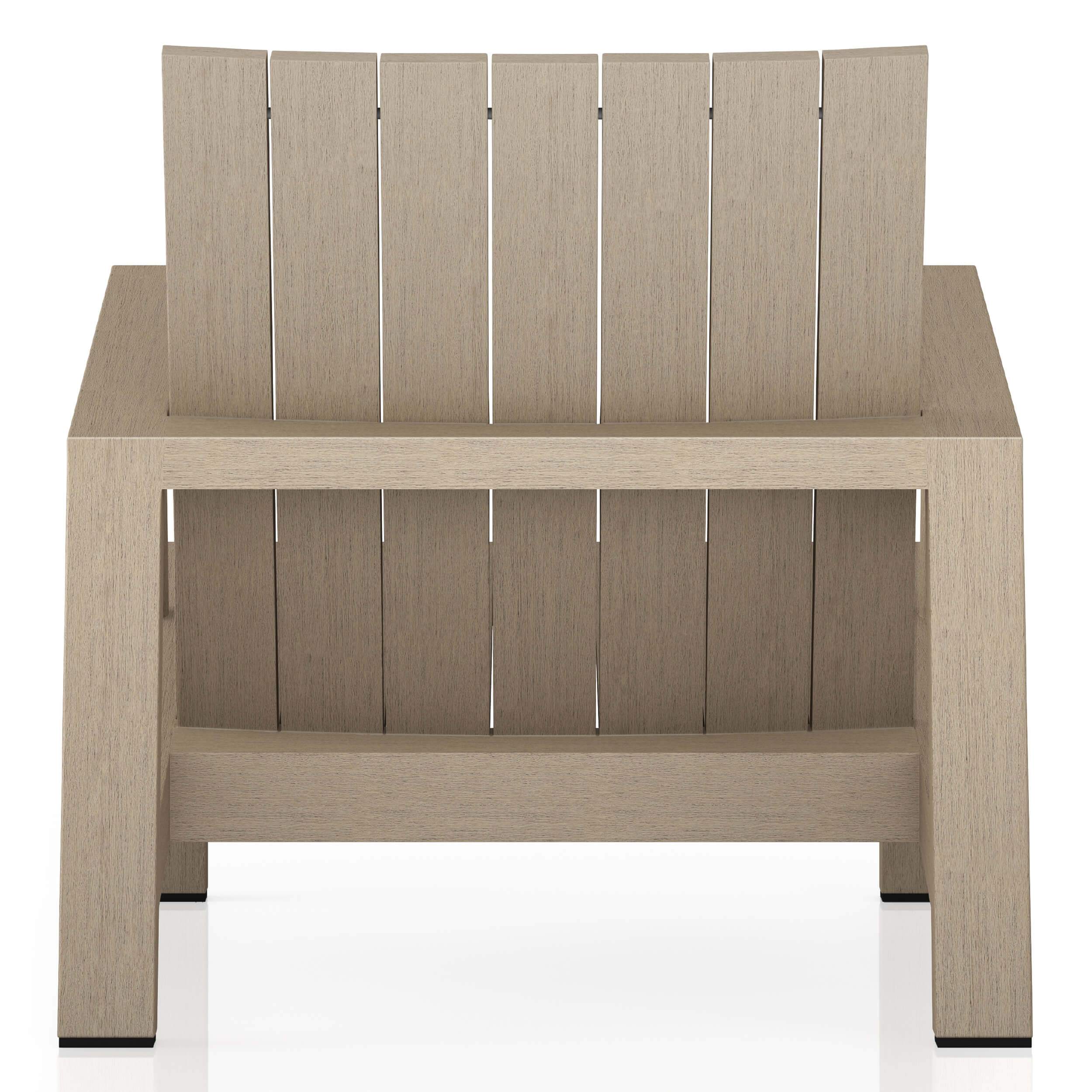 Dorsey Outdoor Chair, Washed Brown by Four Hands - Image 4
