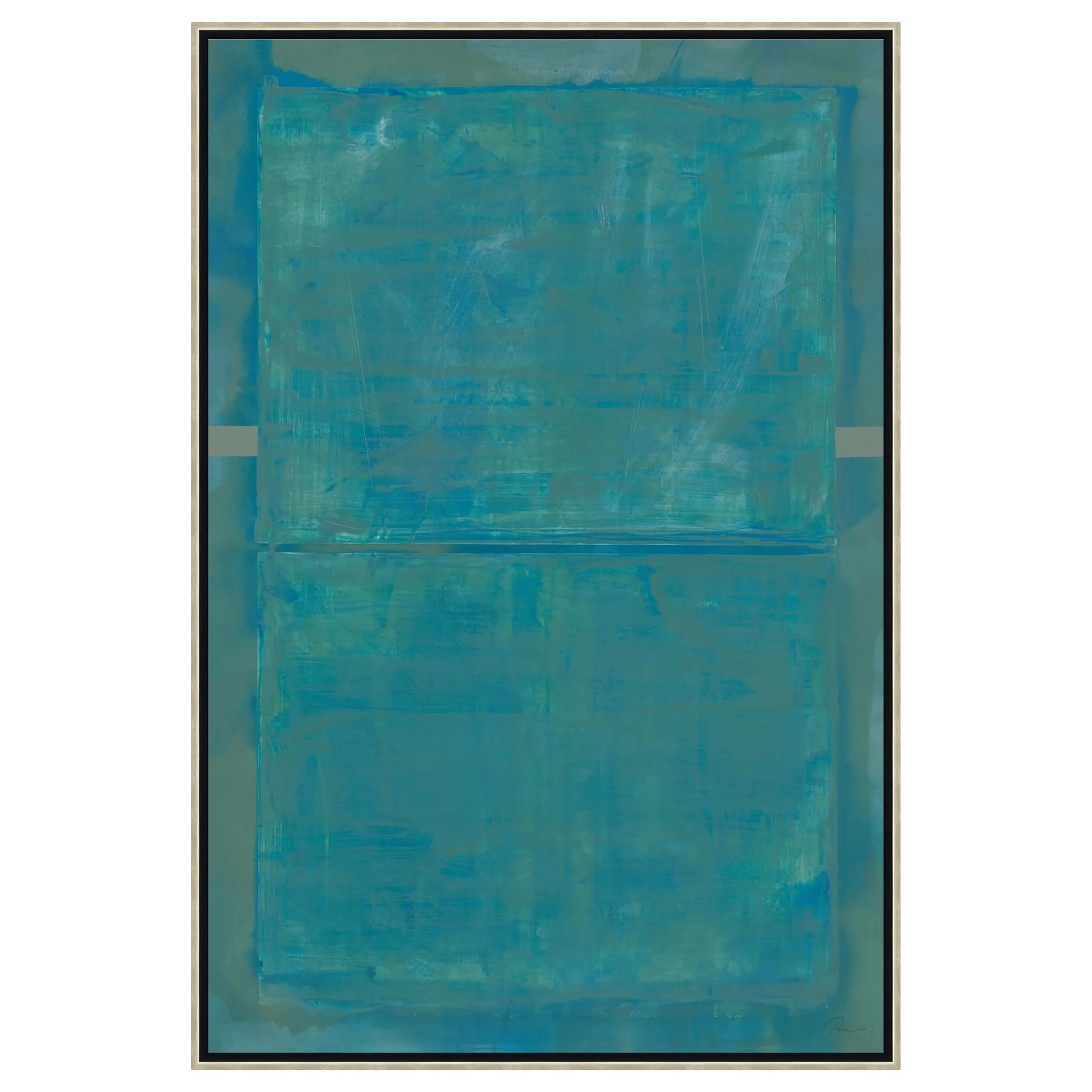 Double Green Framed