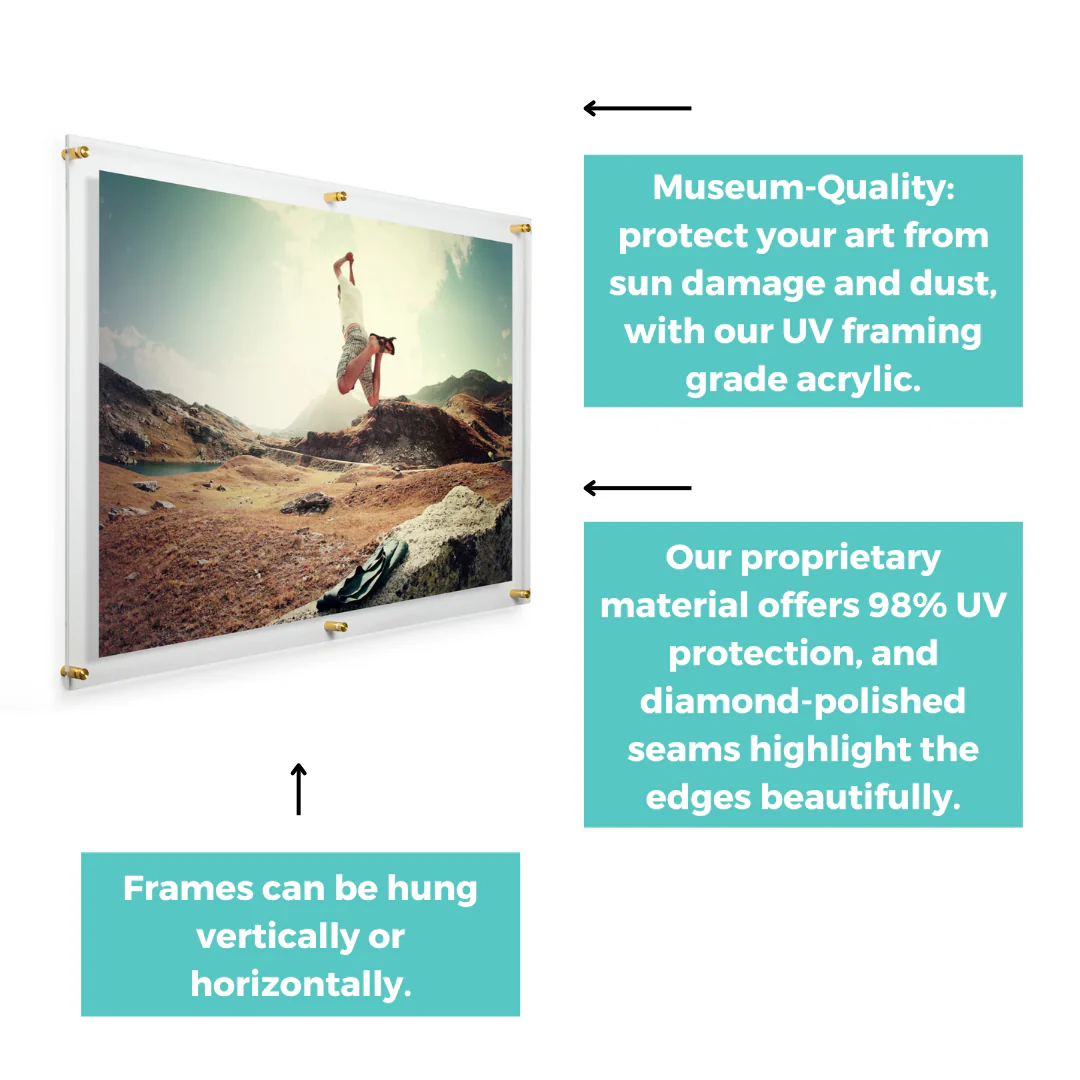 Double Panel Acrylic Floating Wall Frames - Image 209