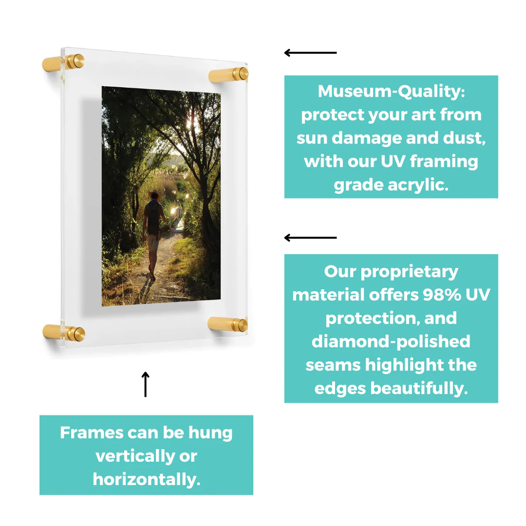 Double Panel Acrylic Floating Wall Frames - Image 88