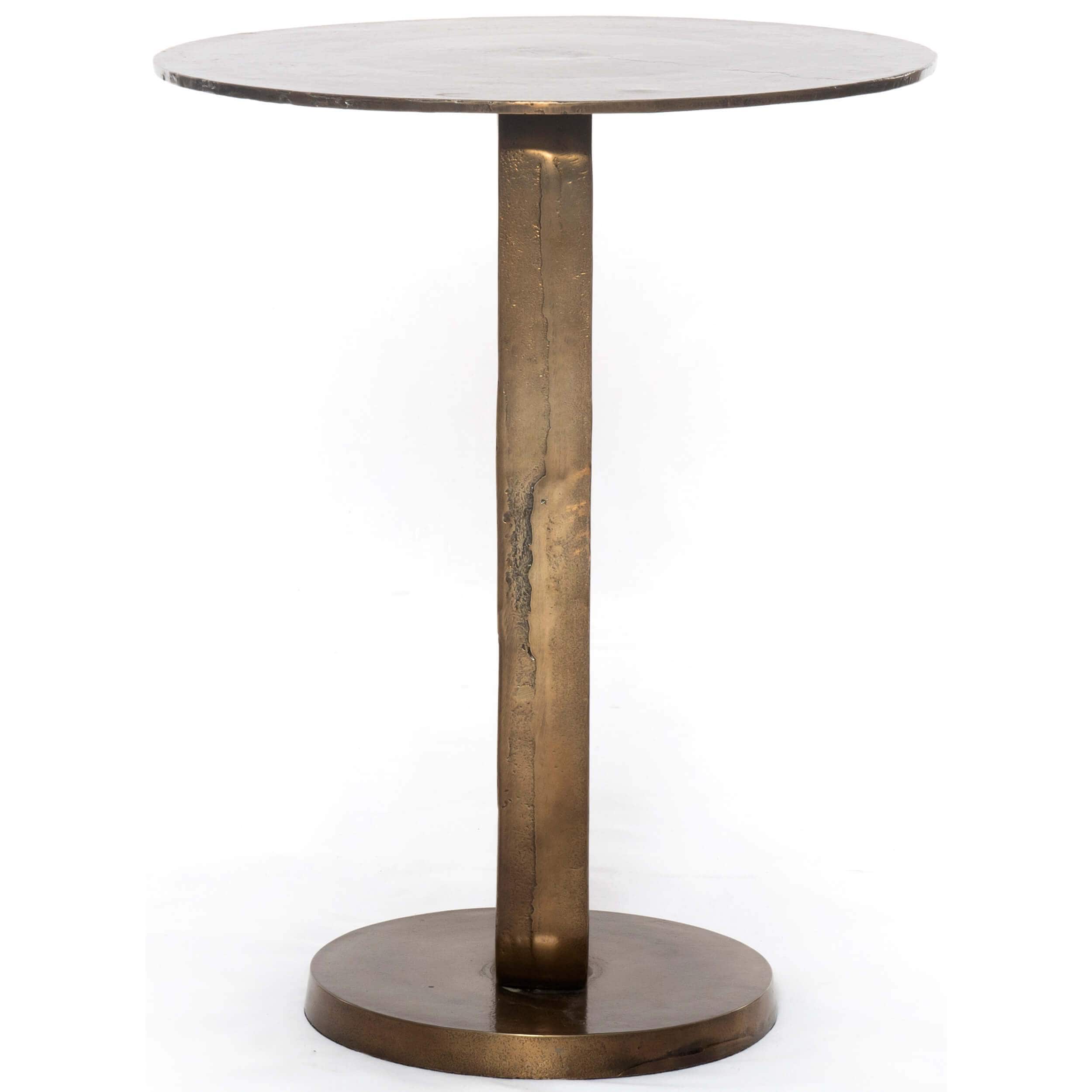 Douglas End Table, Aged Bronze by Four Hands - Image 3