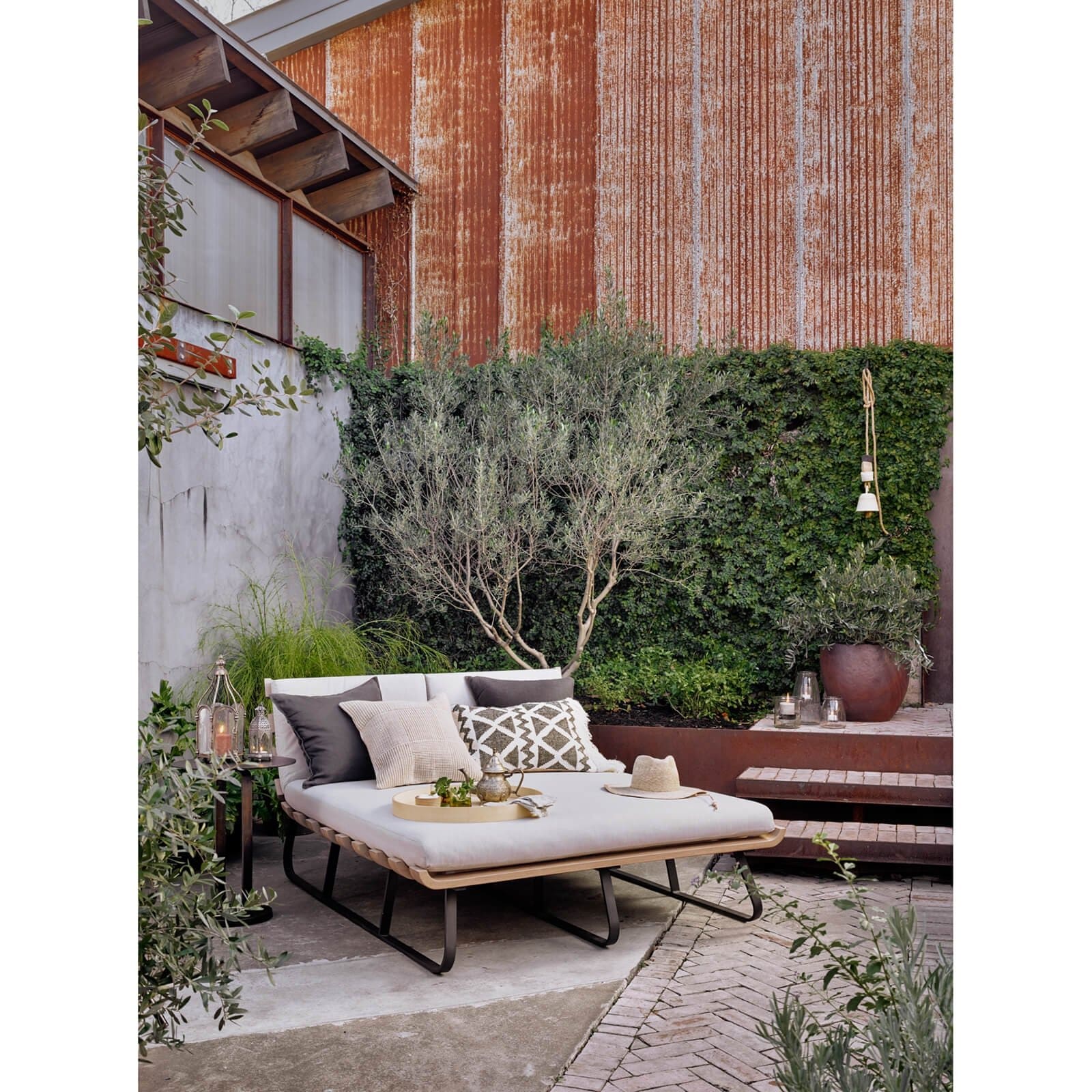 Douglas End Table, Antique Rust by Four Hands - Image 10