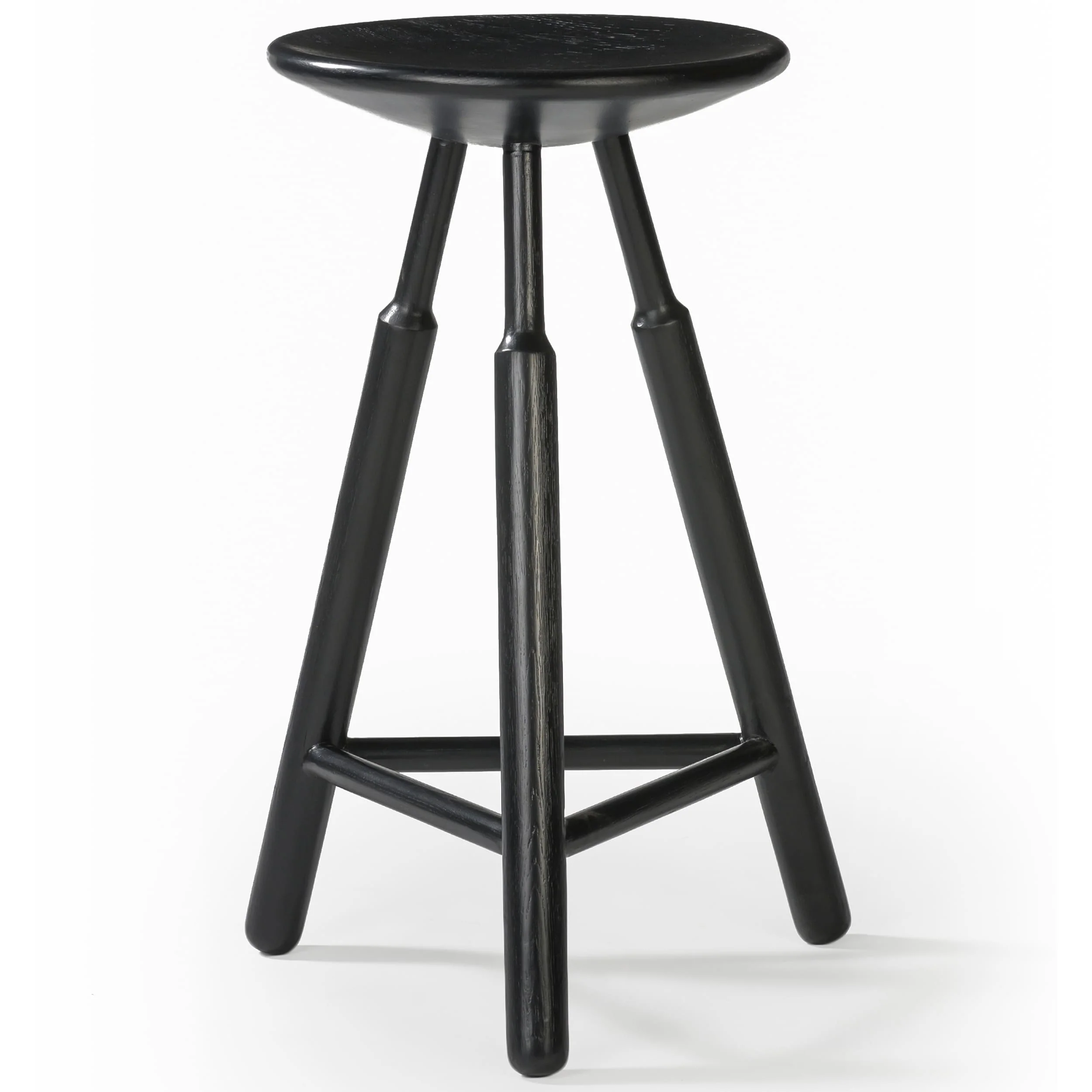 Dowel Counter Stool, Charcoal, Set of 2