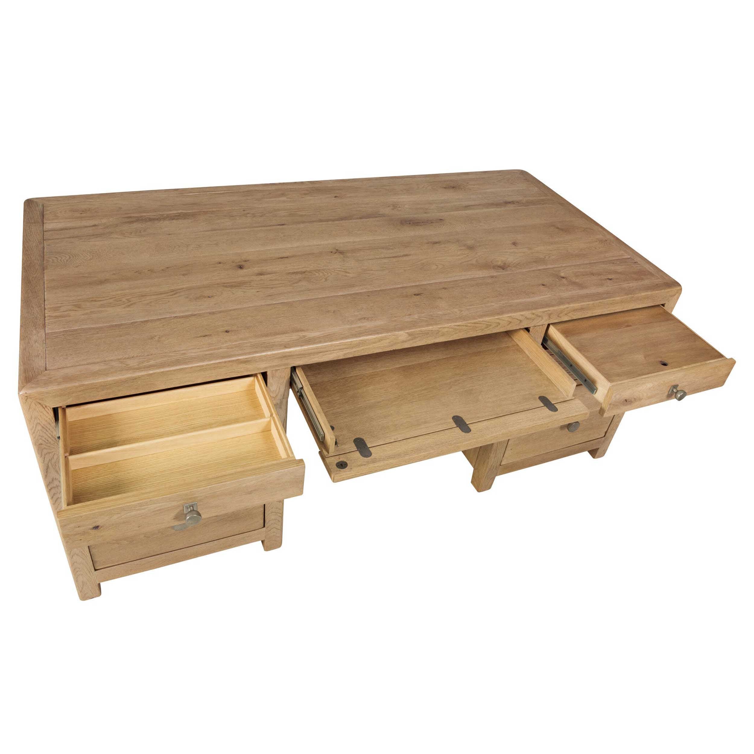 Driftwood Executive Desk, Buckboard - Image 3