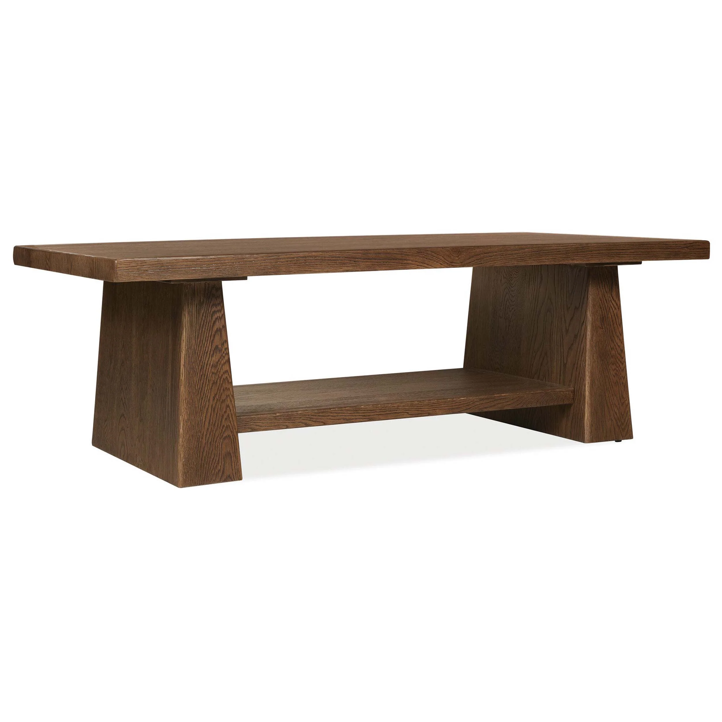 Driftwood Rectangle Extendable Dining Table, Worn Saddle