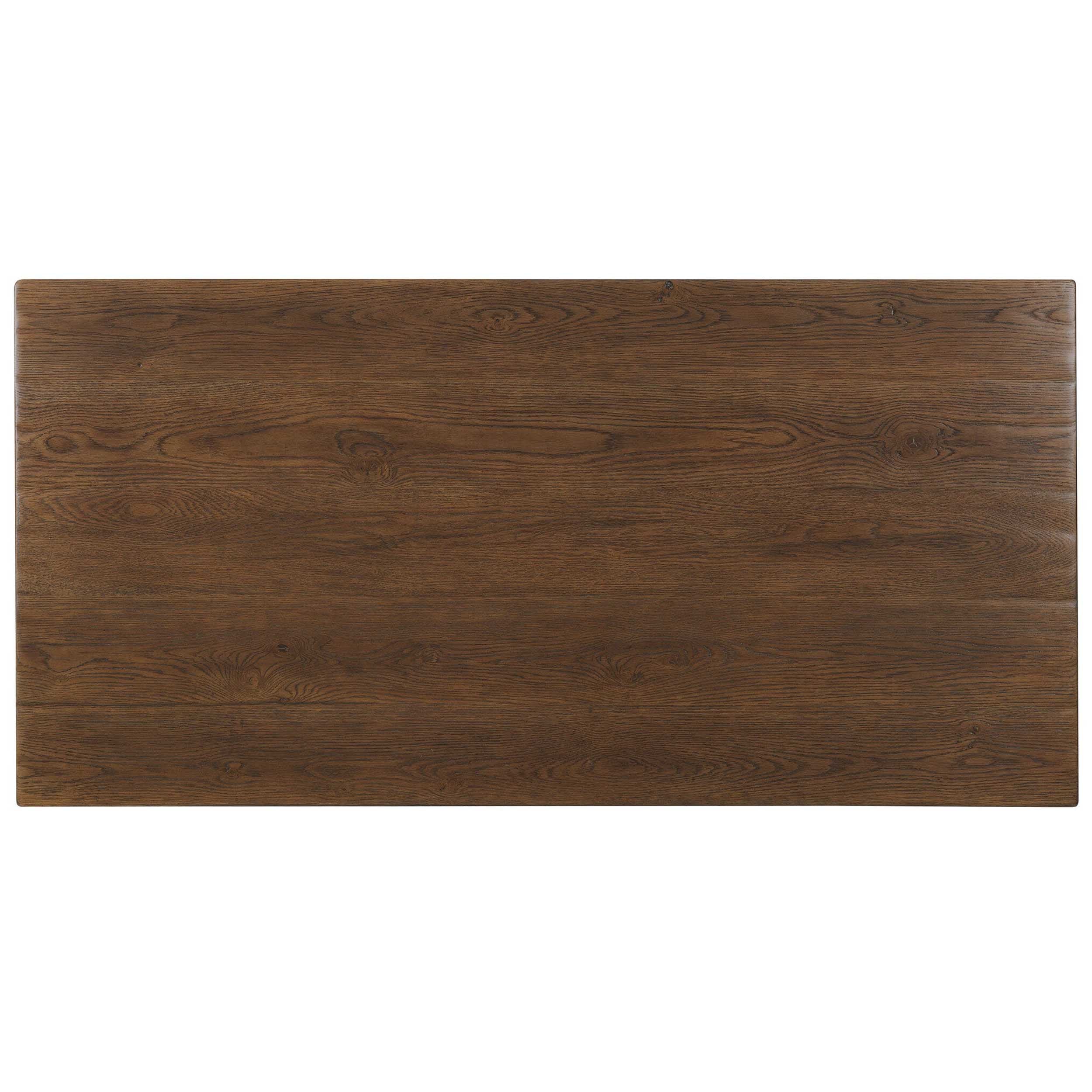 Driftwood Rectangle Extendable Dining Table, Worn Saddle - Image 3