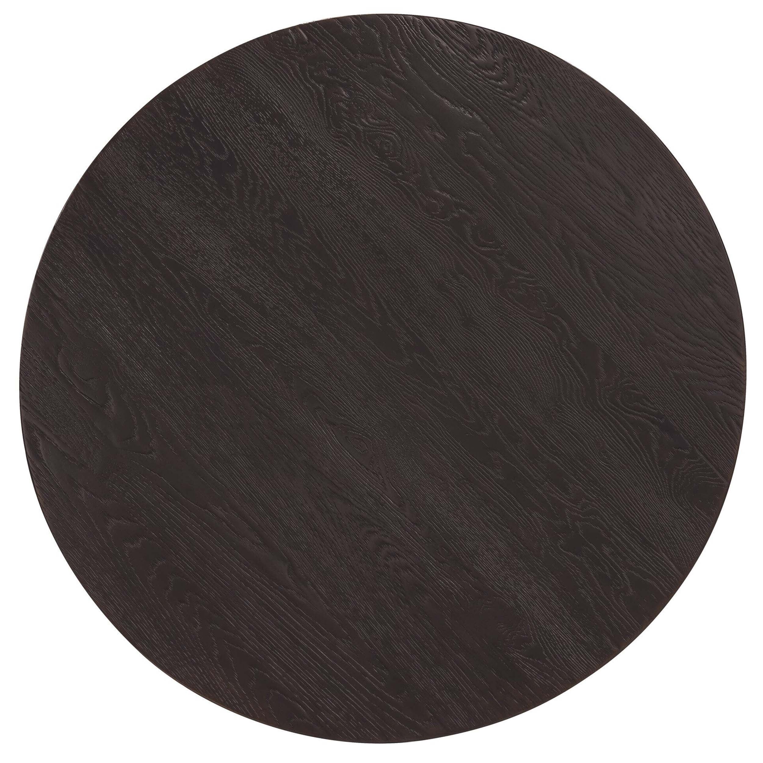 Driftwood Round Dining Table, Burnt Timber - Image 3