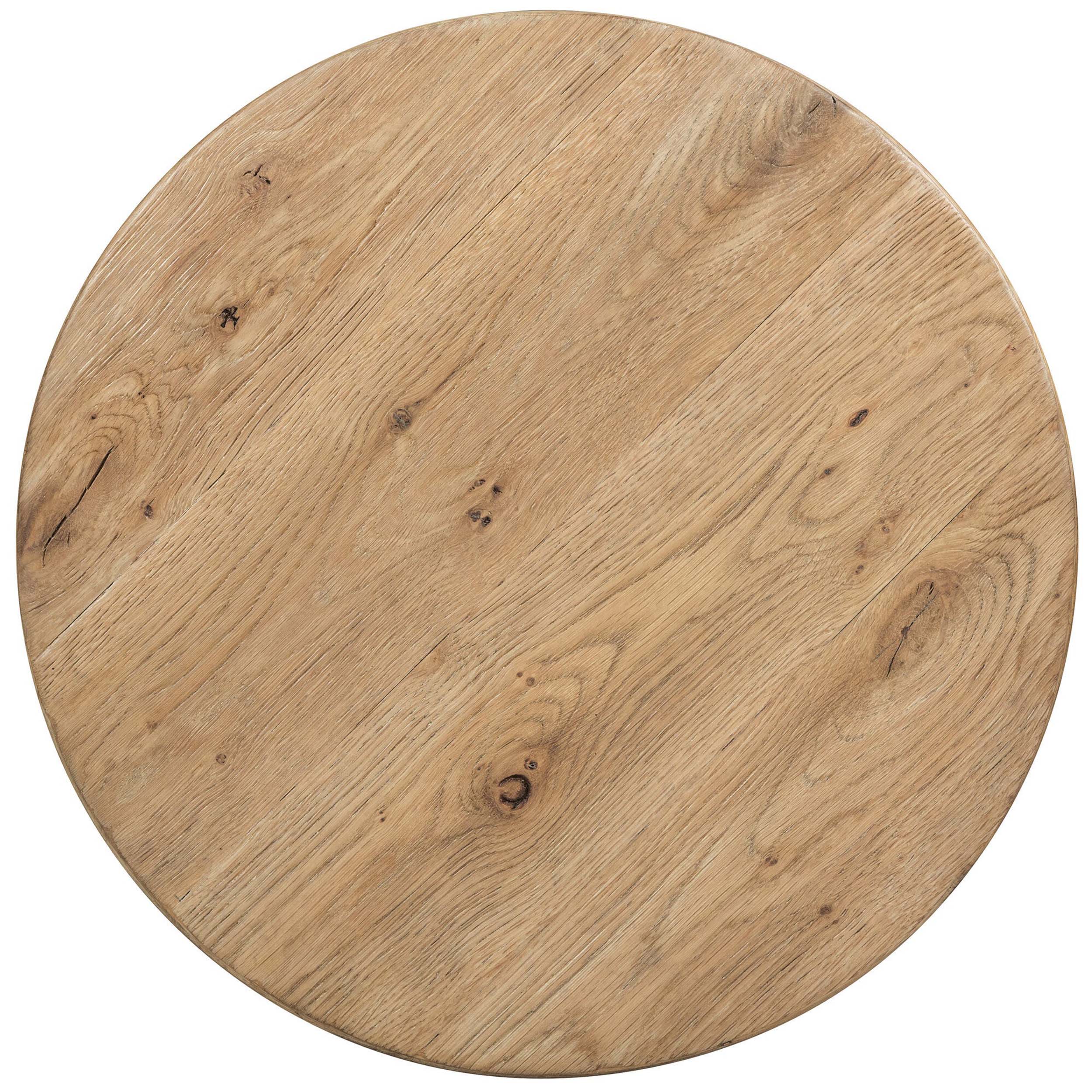 Driftwood Round End Table, Buckboard - Image 3