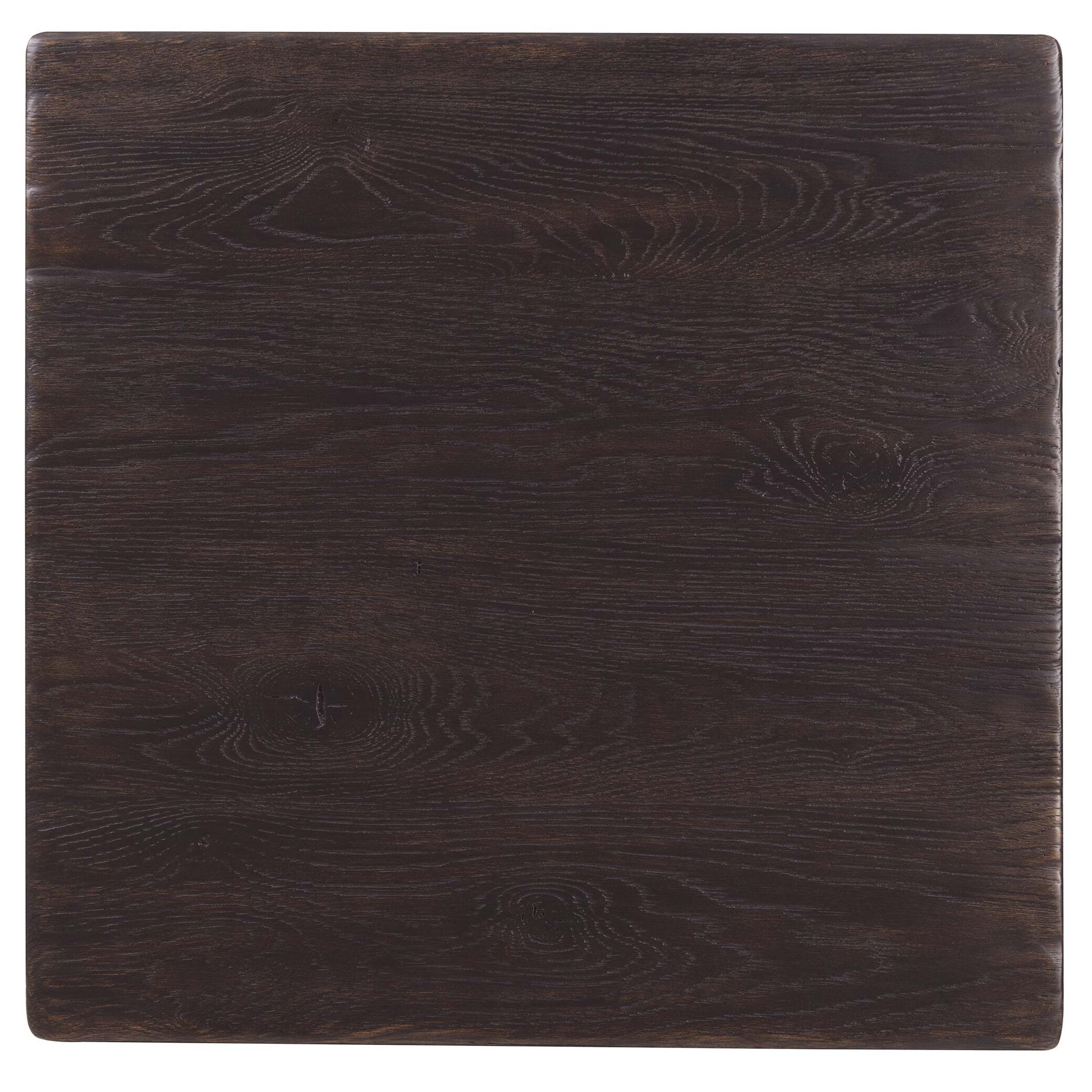 Driftwood Square End Table, Burnt Timber - Image 3