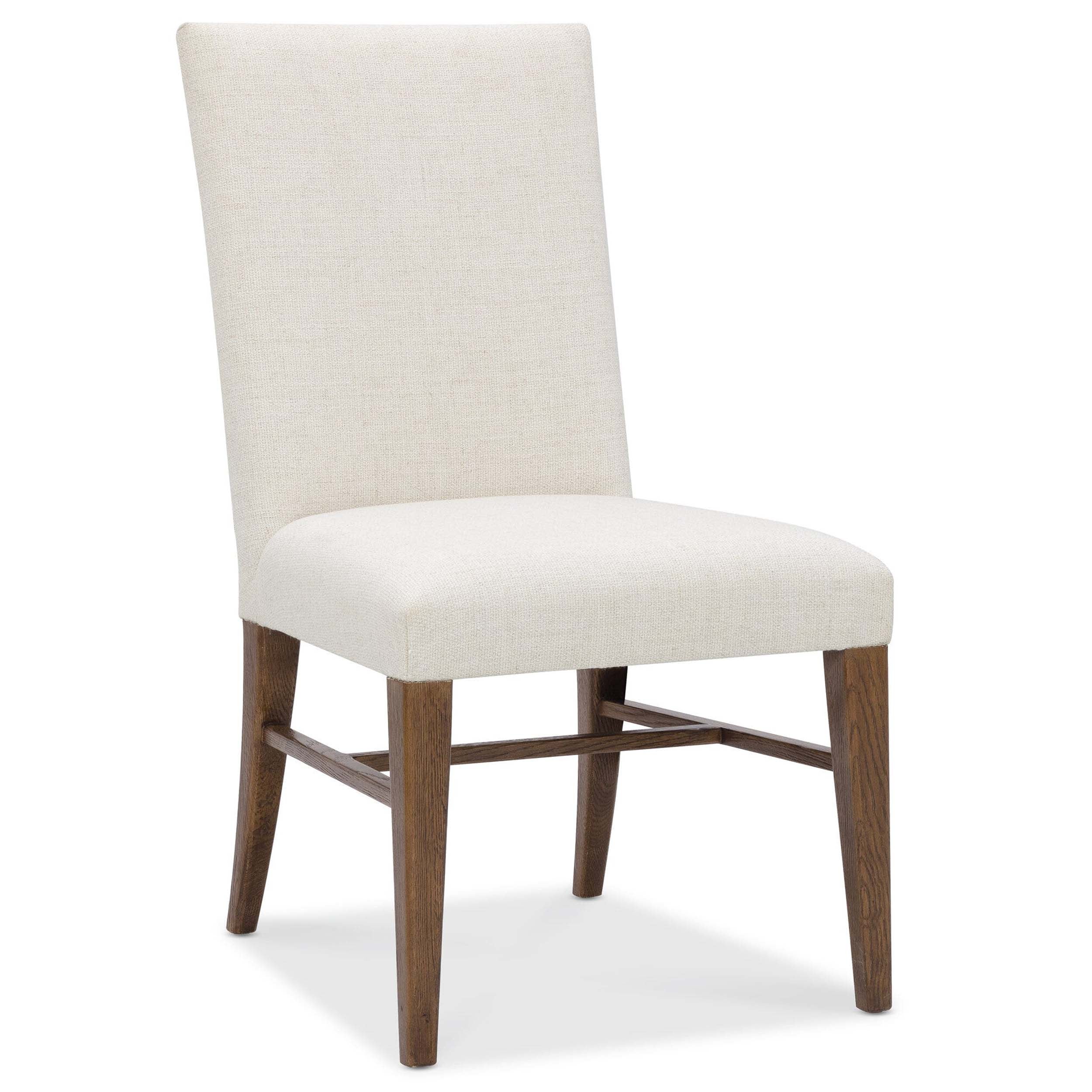Driftwood Upholstered Side Chair, Worn Saddle, Set of 2