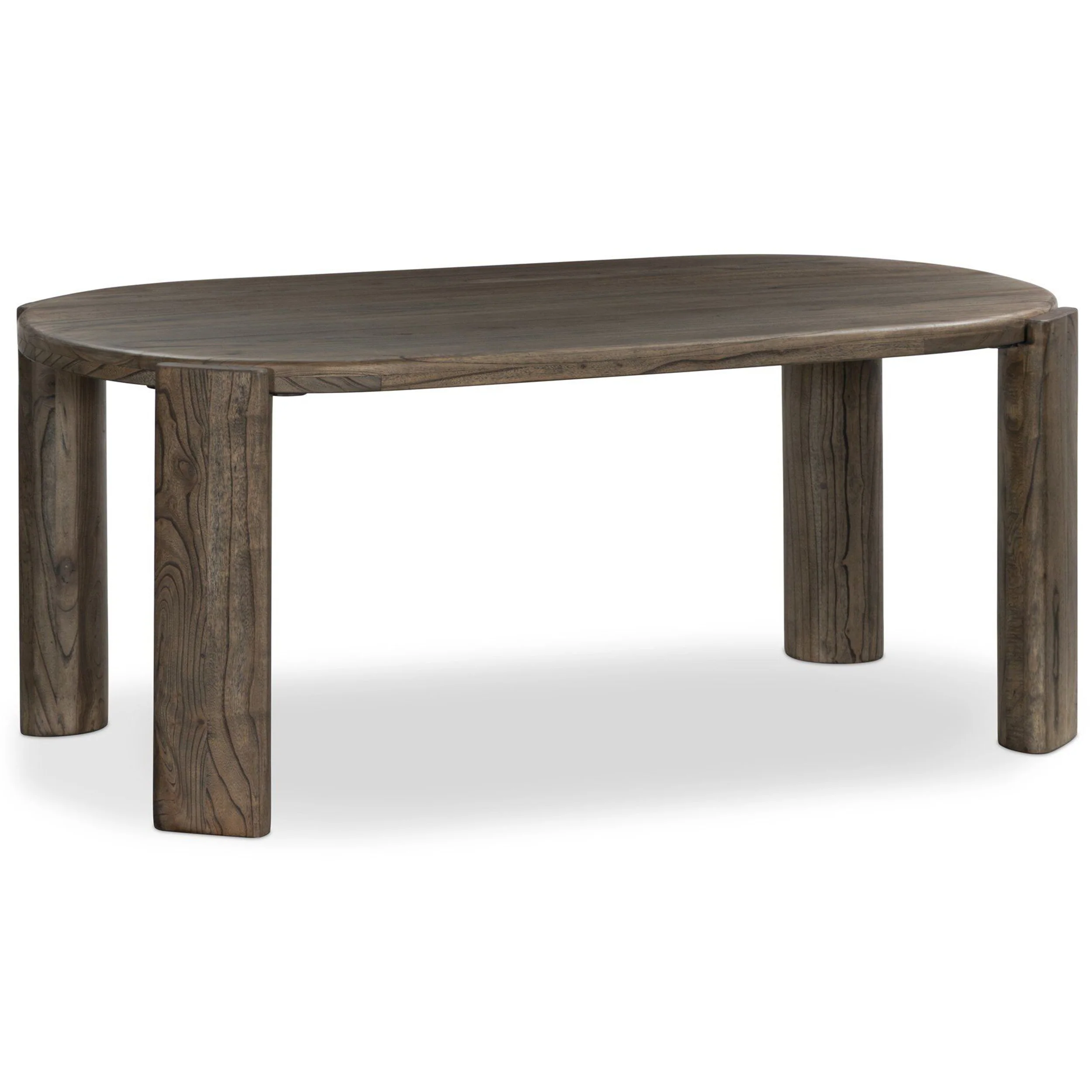 Dua Dining Table, Weathered Neem by Four Hands