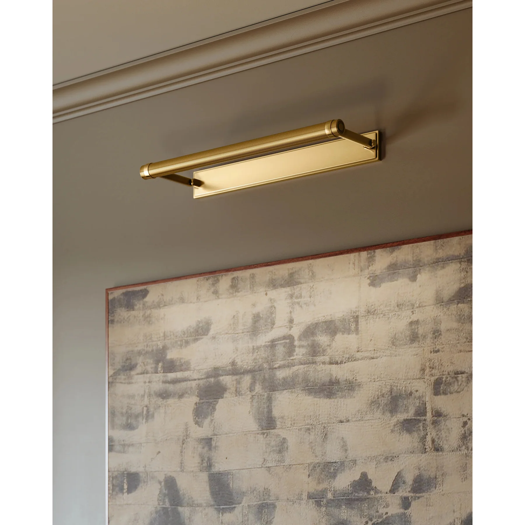 Duell Picture Light, Aged Brass - Image 3