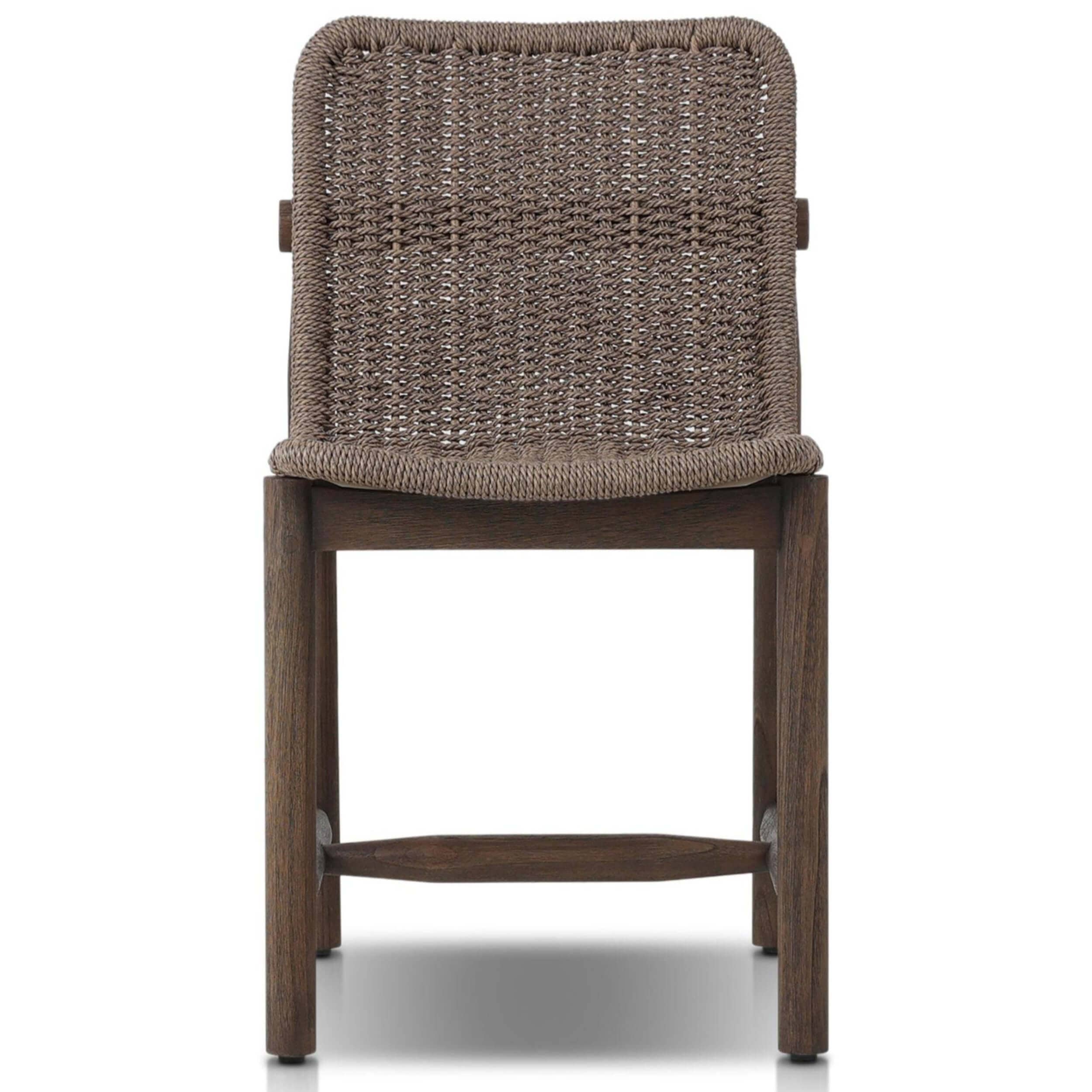 Dume Outdoor Dining Chair, Dark Textured, Set of 2 by Amber Lewis x Four Hands - Image 2