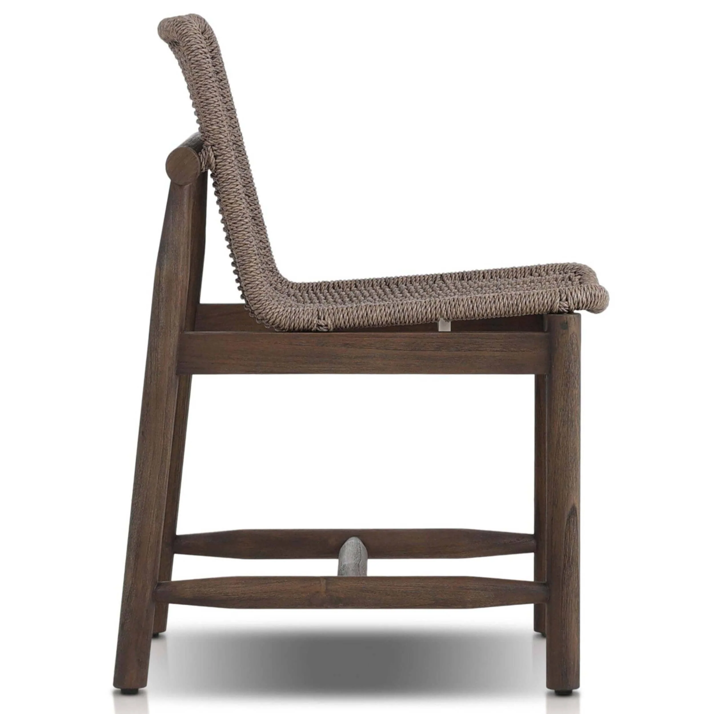 Dume Outdoor Dining Chair, Dark Textured, Set of 2 by Amber Lewis x Four Hands - Image 3