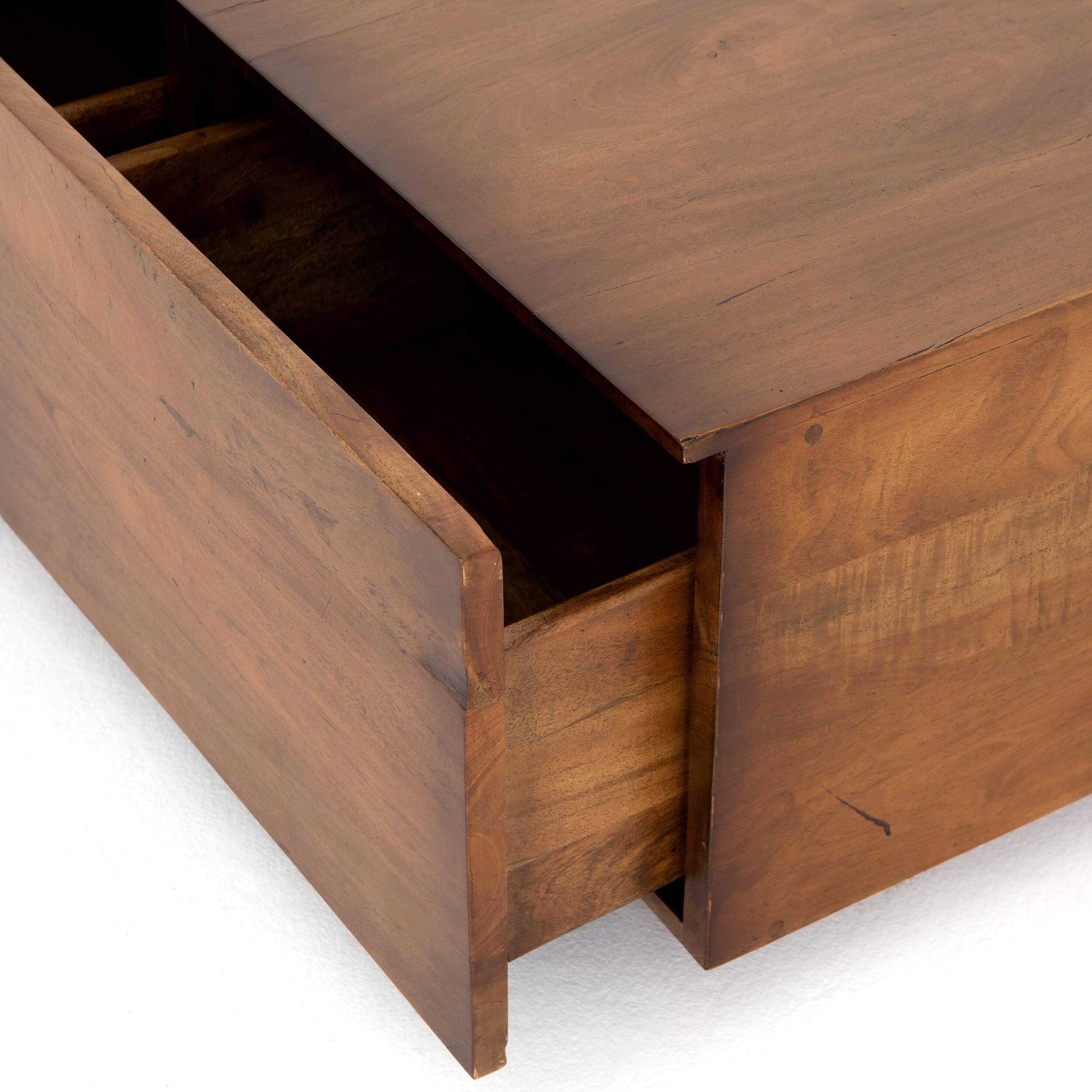 Duncan Storage Coffee Table, Reclaimed Fruitwood by Four Hands - Image 7
