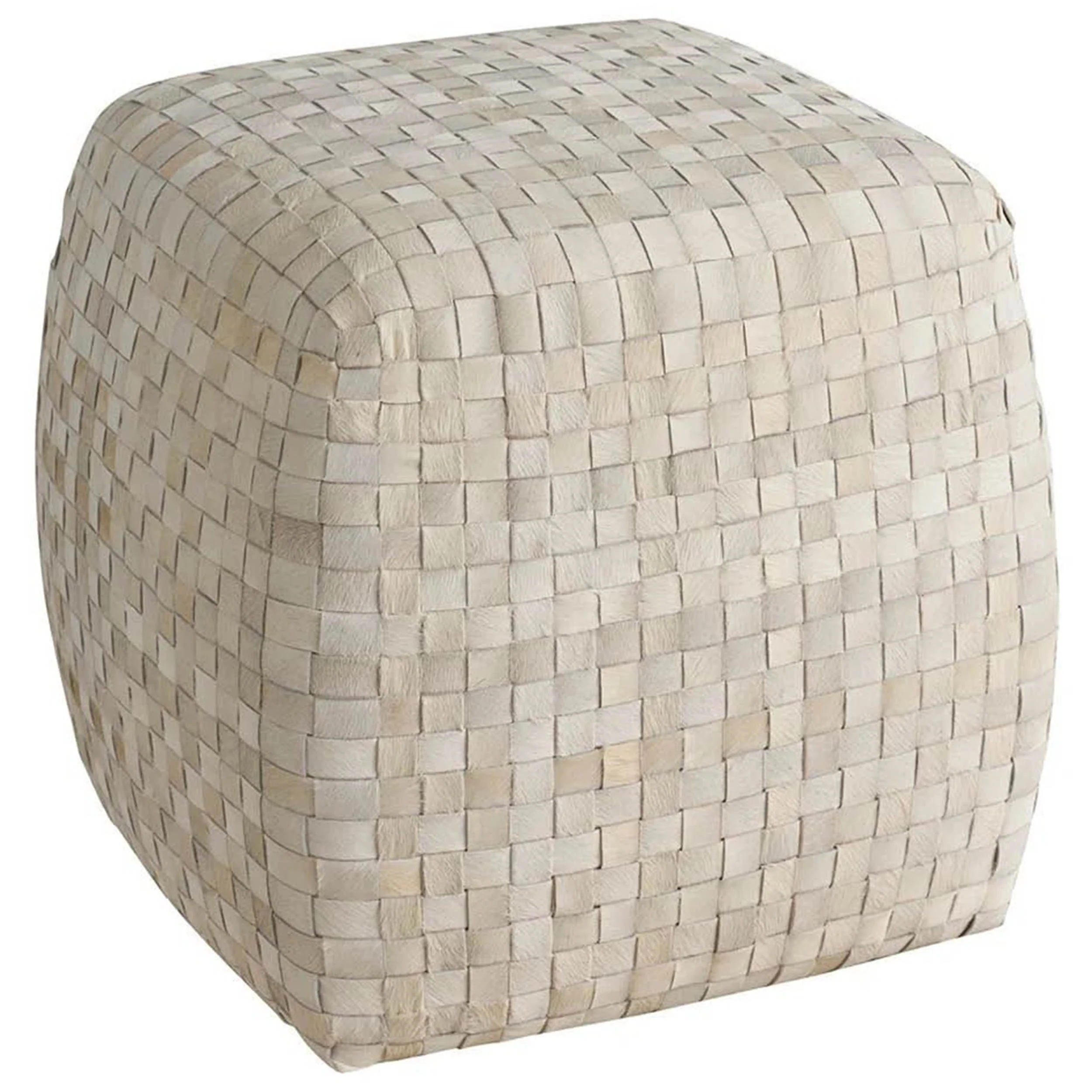 Dwell Pouf, Hair On Hide