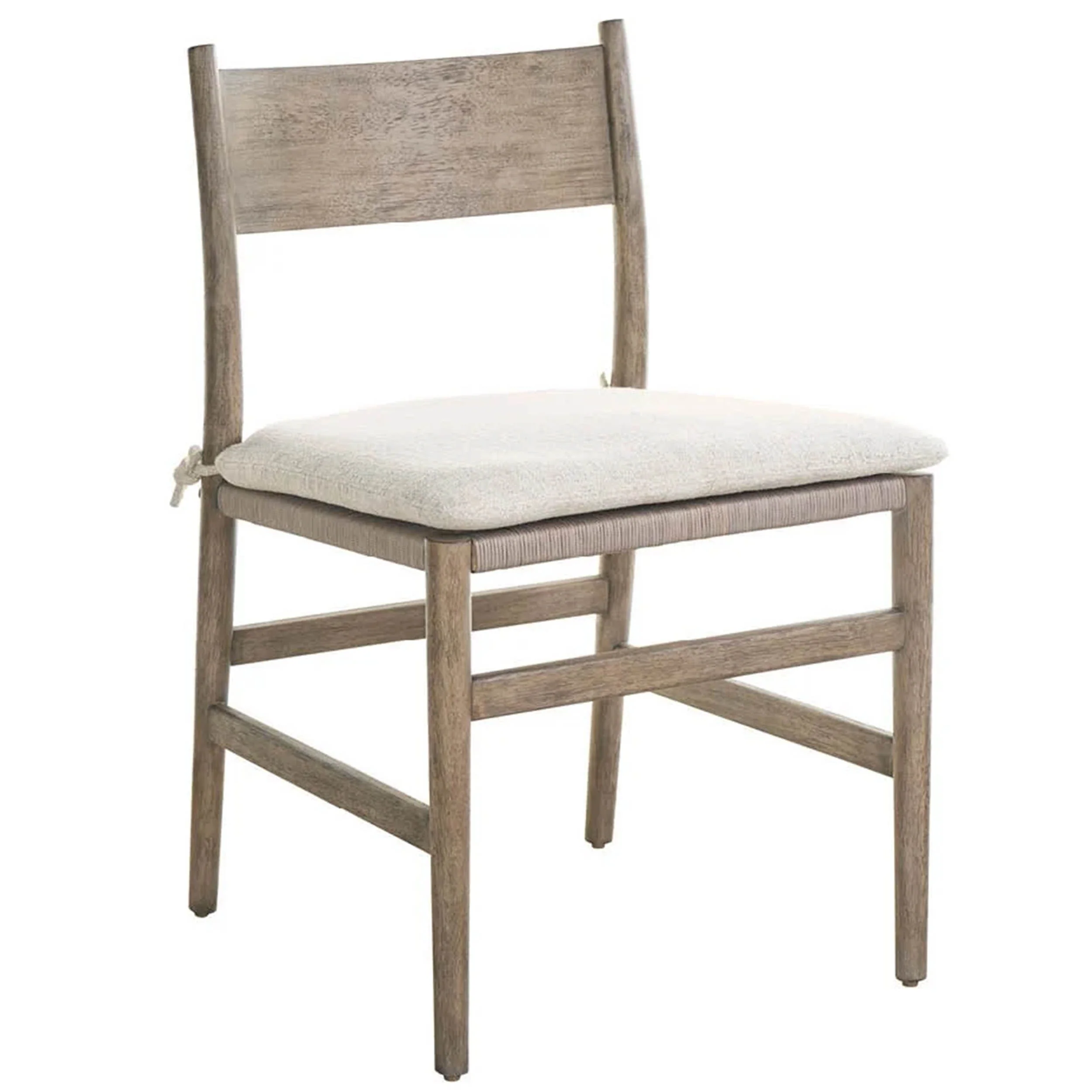 Dwell Wood Back Side Chair, Boulder, Set of 2