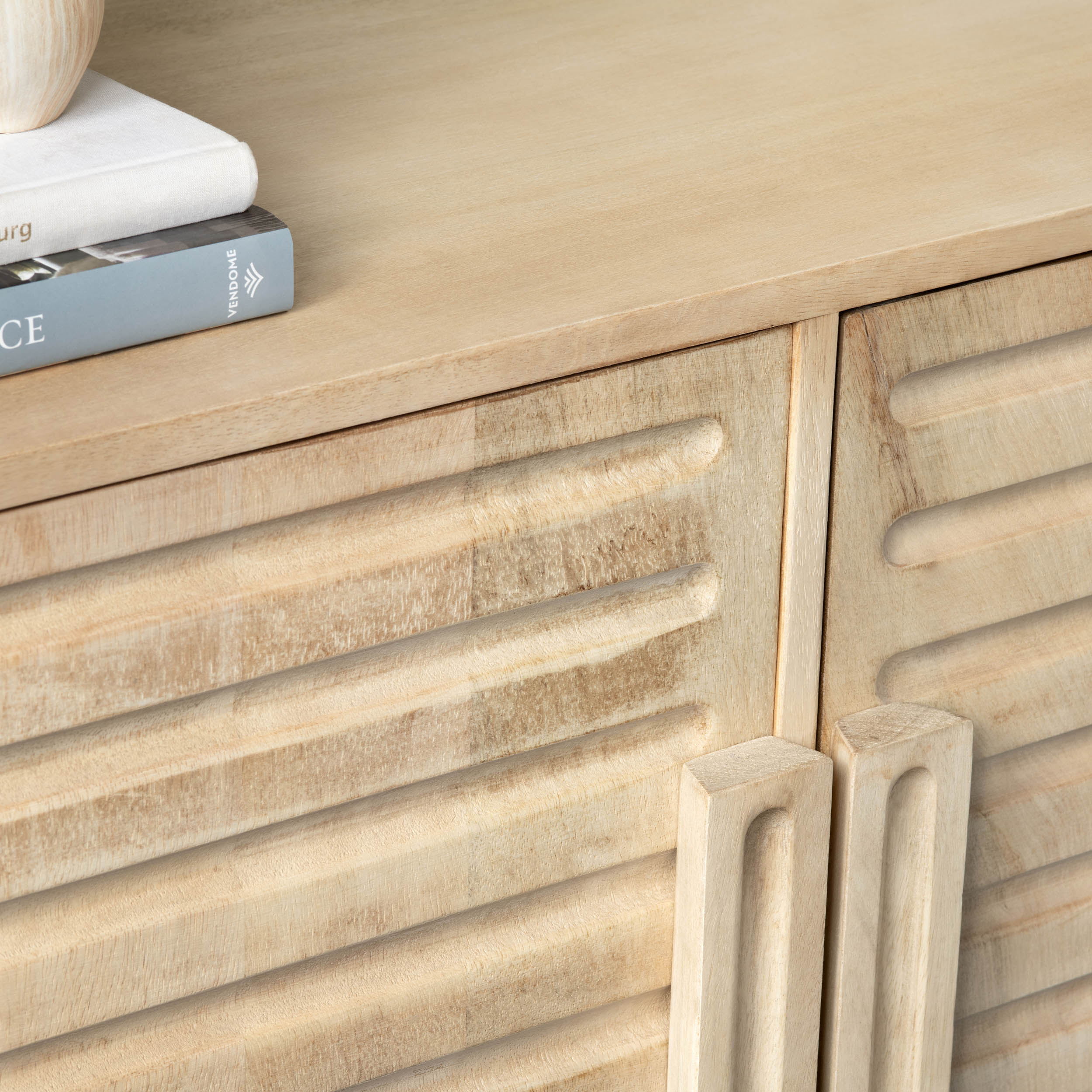 Easton 4 Door Sideboard, Natural - Image 4