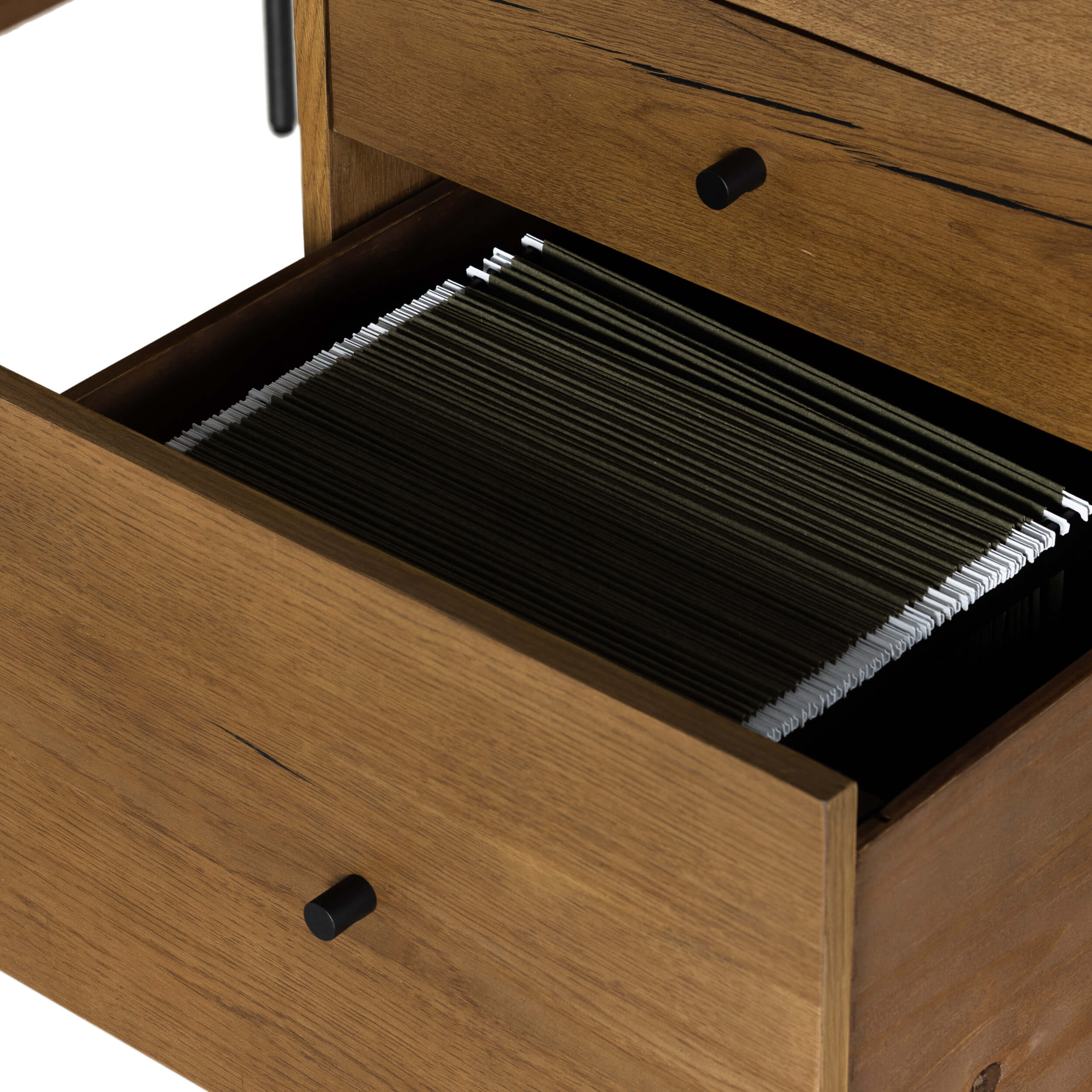 Eaton Executive Desk, Amber Oak by Four Hands - Image 6