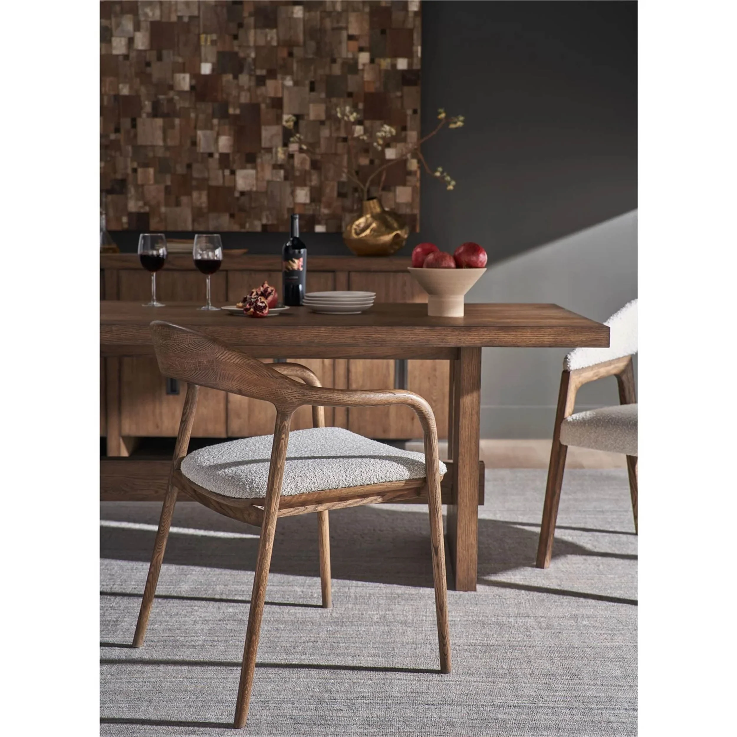 Echo Dining Chair, Medium Brown Oak, Set of 2 - Image 4