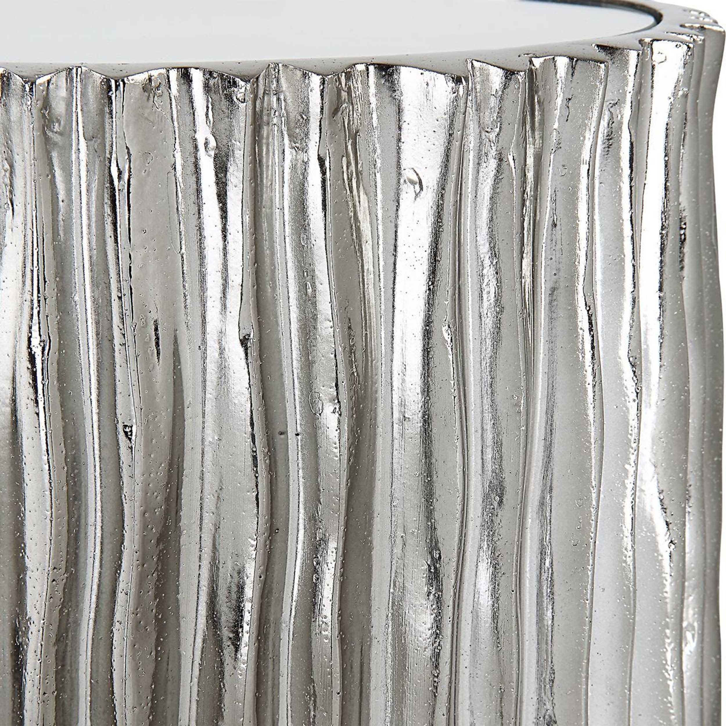 Echo Drink Table, Nickel - Image 3
