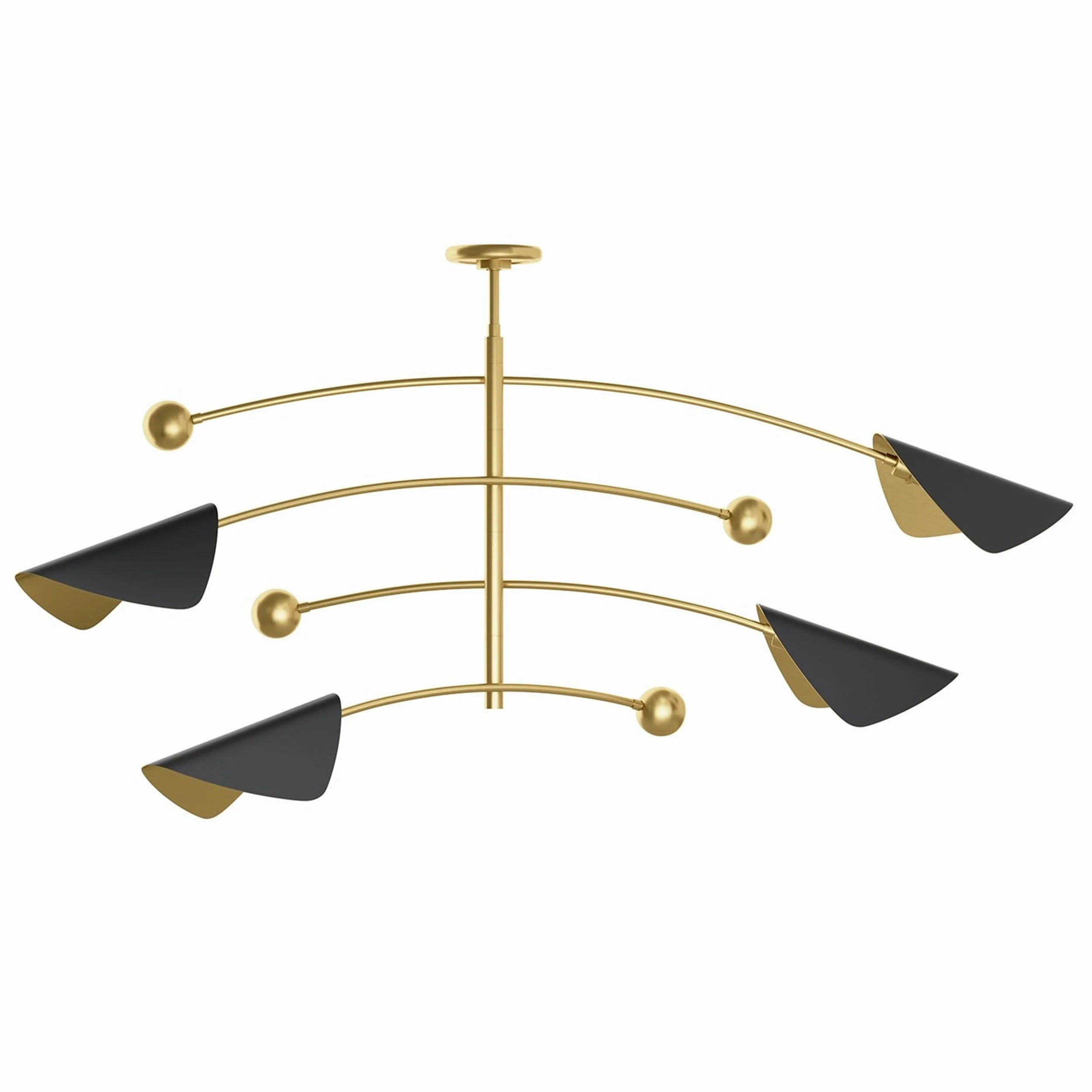 Eclipse Chandelier, Black