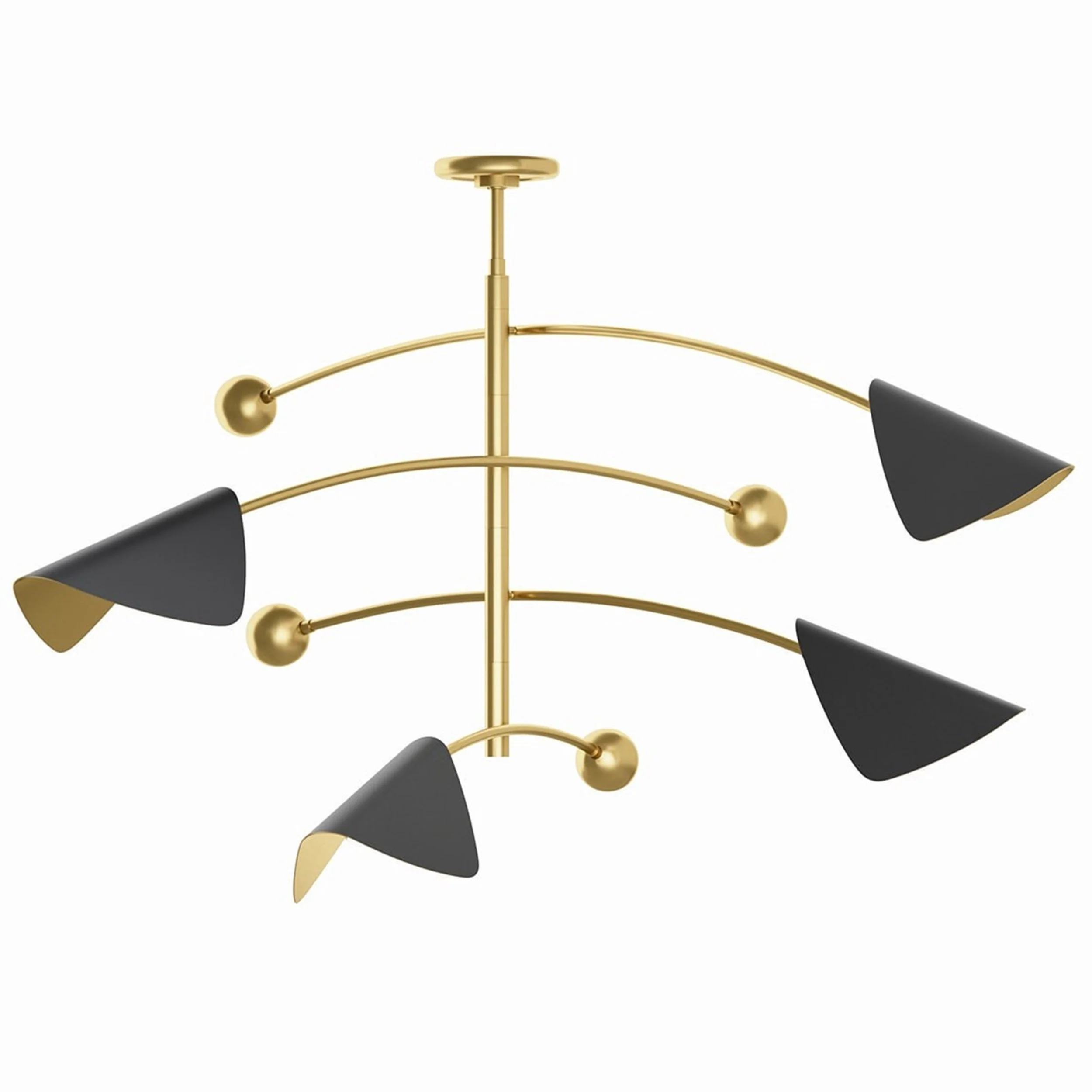 Eclipse Chandelier, Black - Image 2