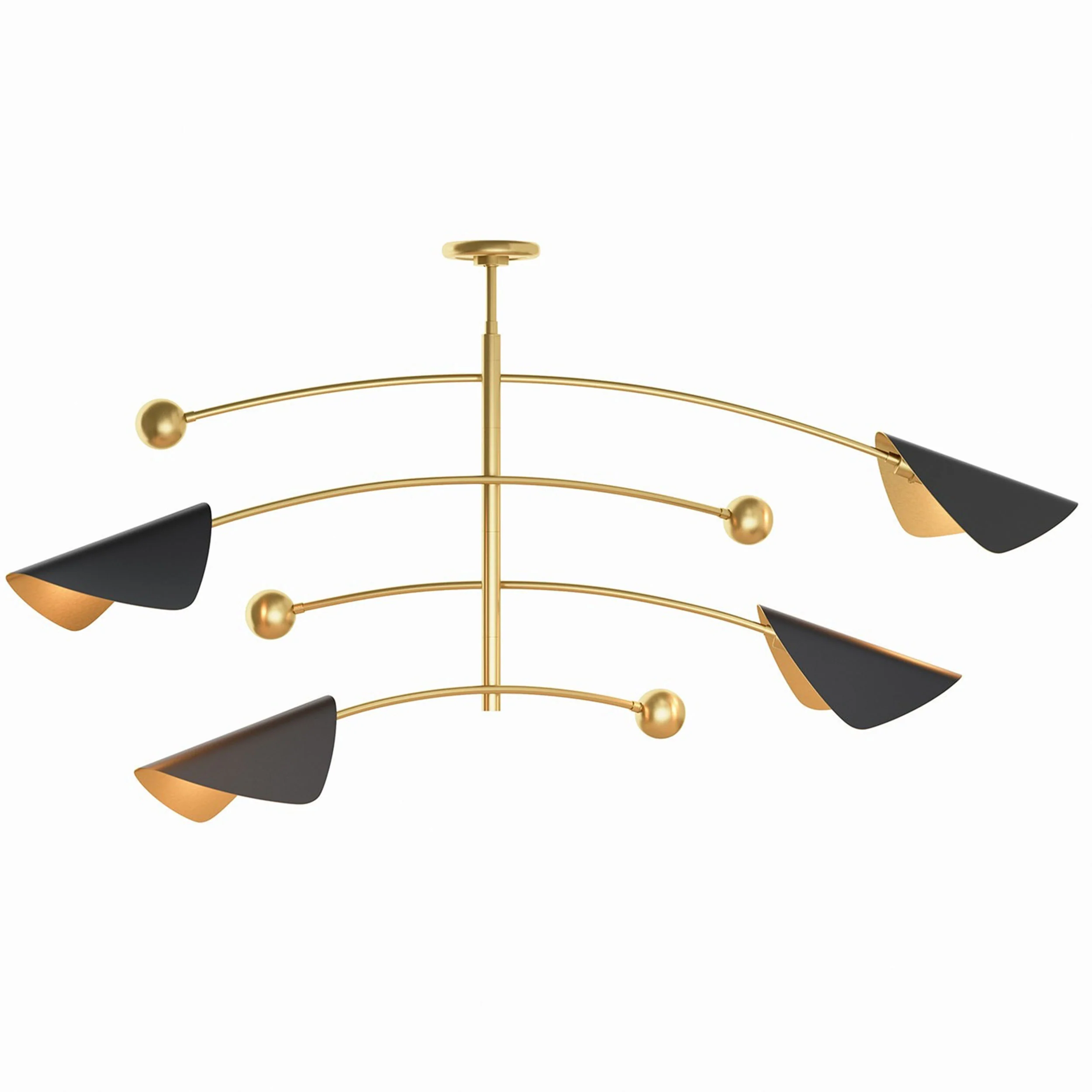 Eclipse Chandelier, Black - Image 6