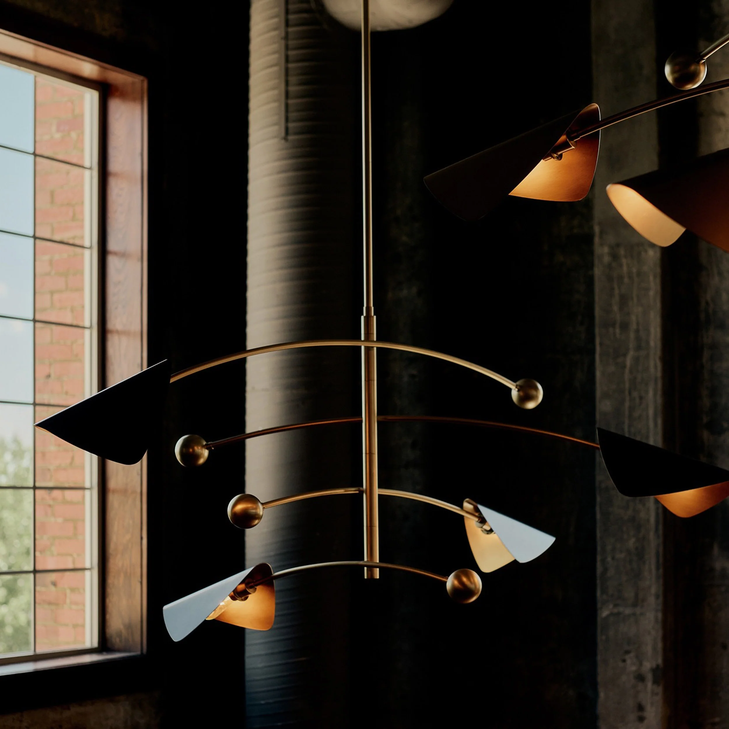 Eclipse Chandelier, Black - Image 7