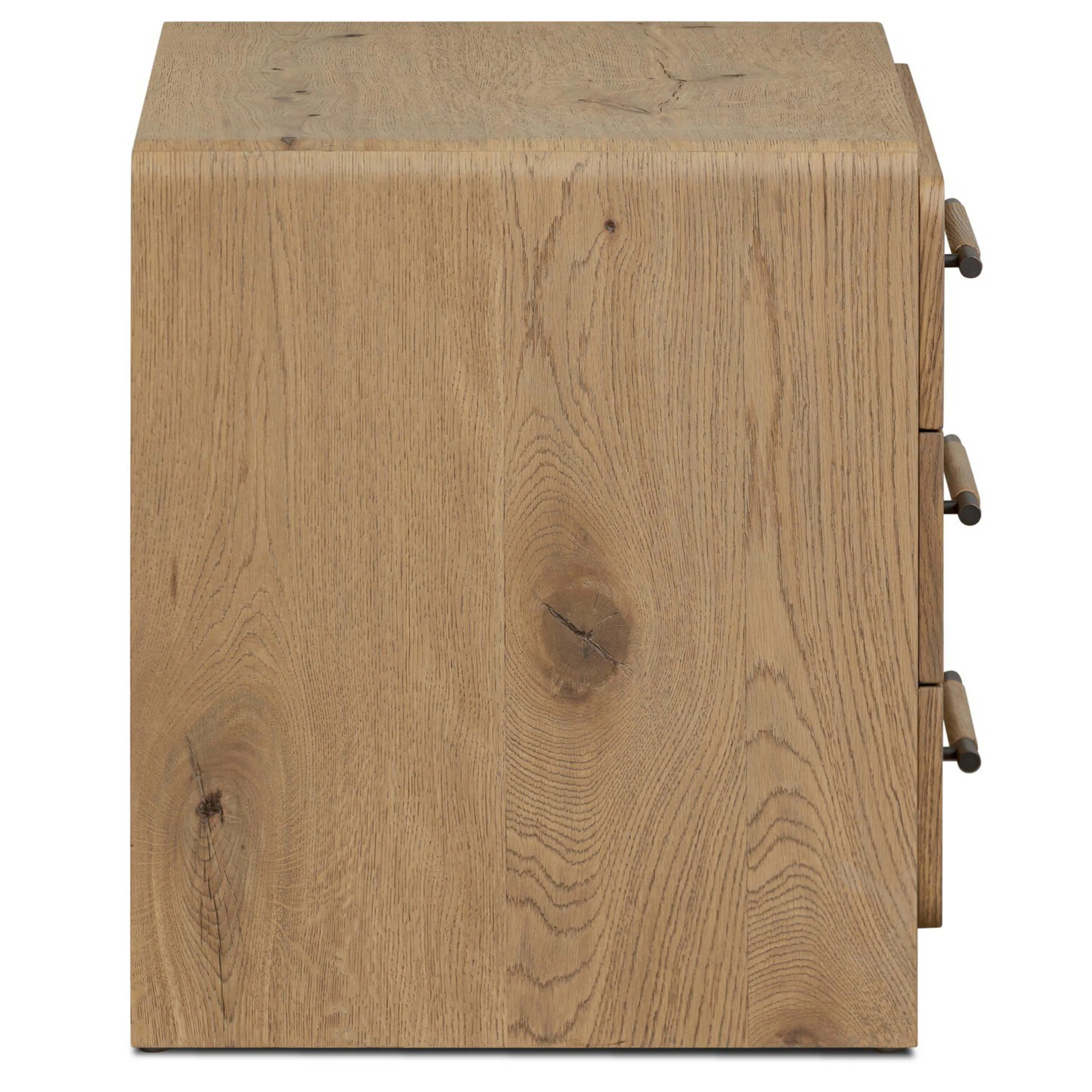 Eden Nightstand, Aged Smoked Oak by Four Hands - Image 3