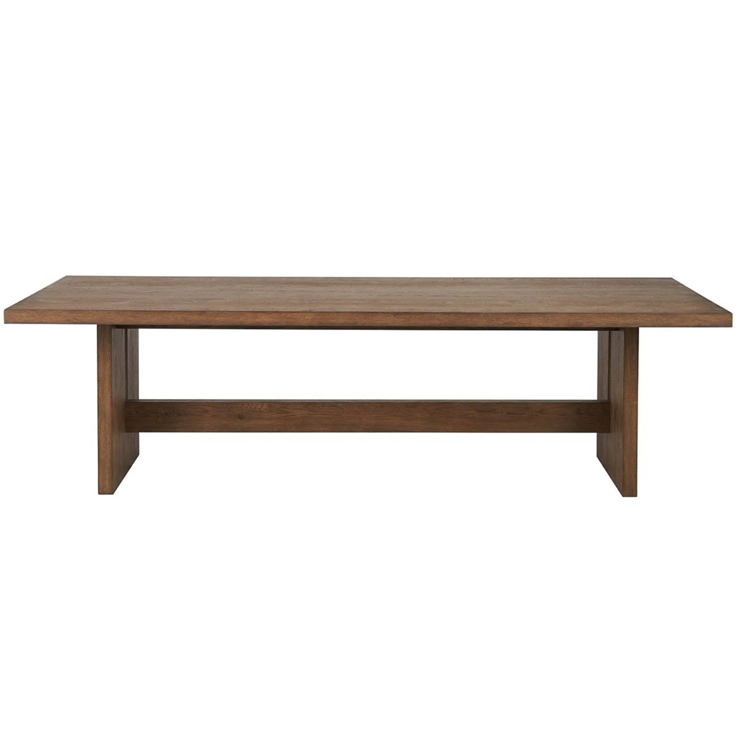 Eden Rectangular Dining Table, Medium Brown - Image 2