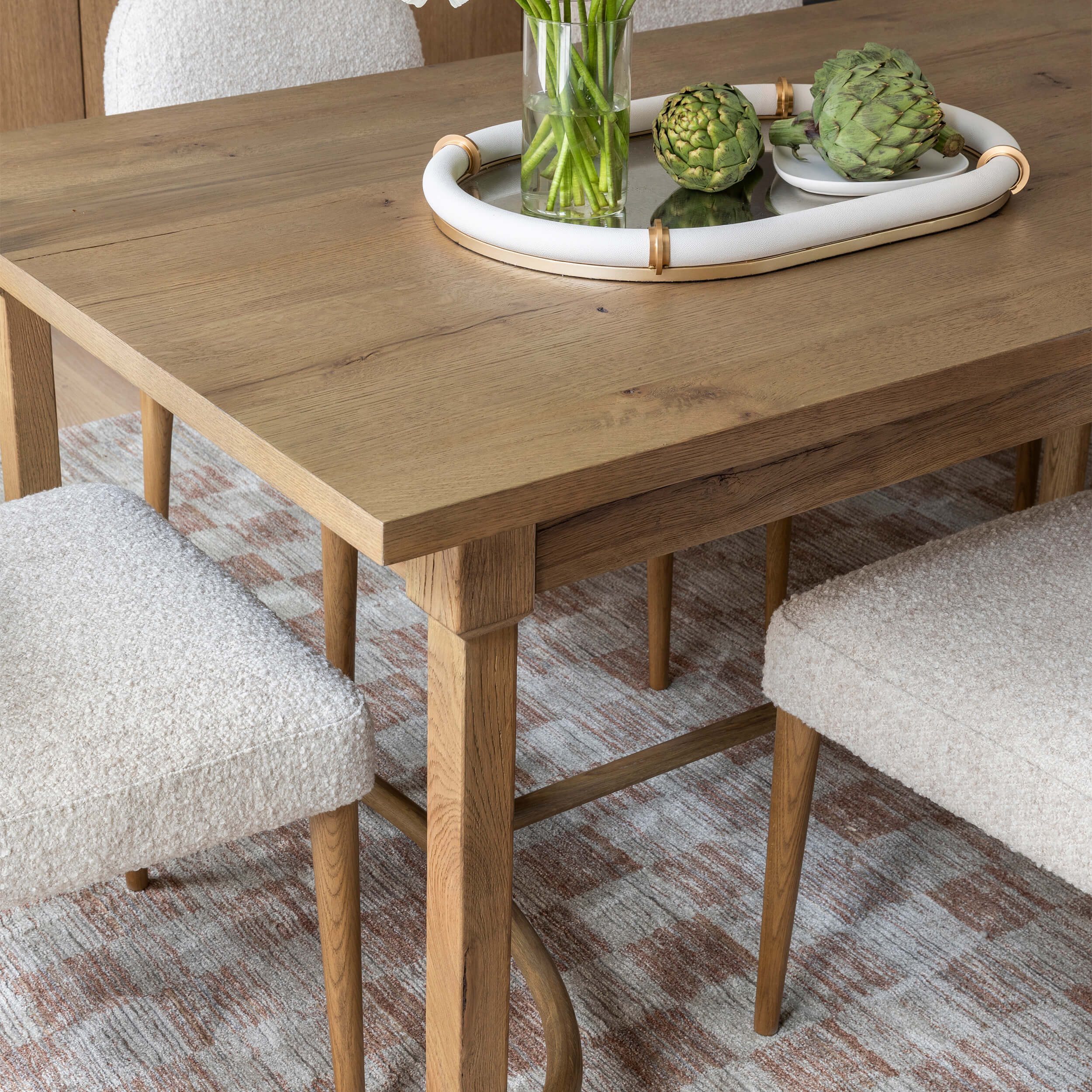 Edison Dining Table, Worn Oak by Amber Lewis x Four Hands - Image 7
