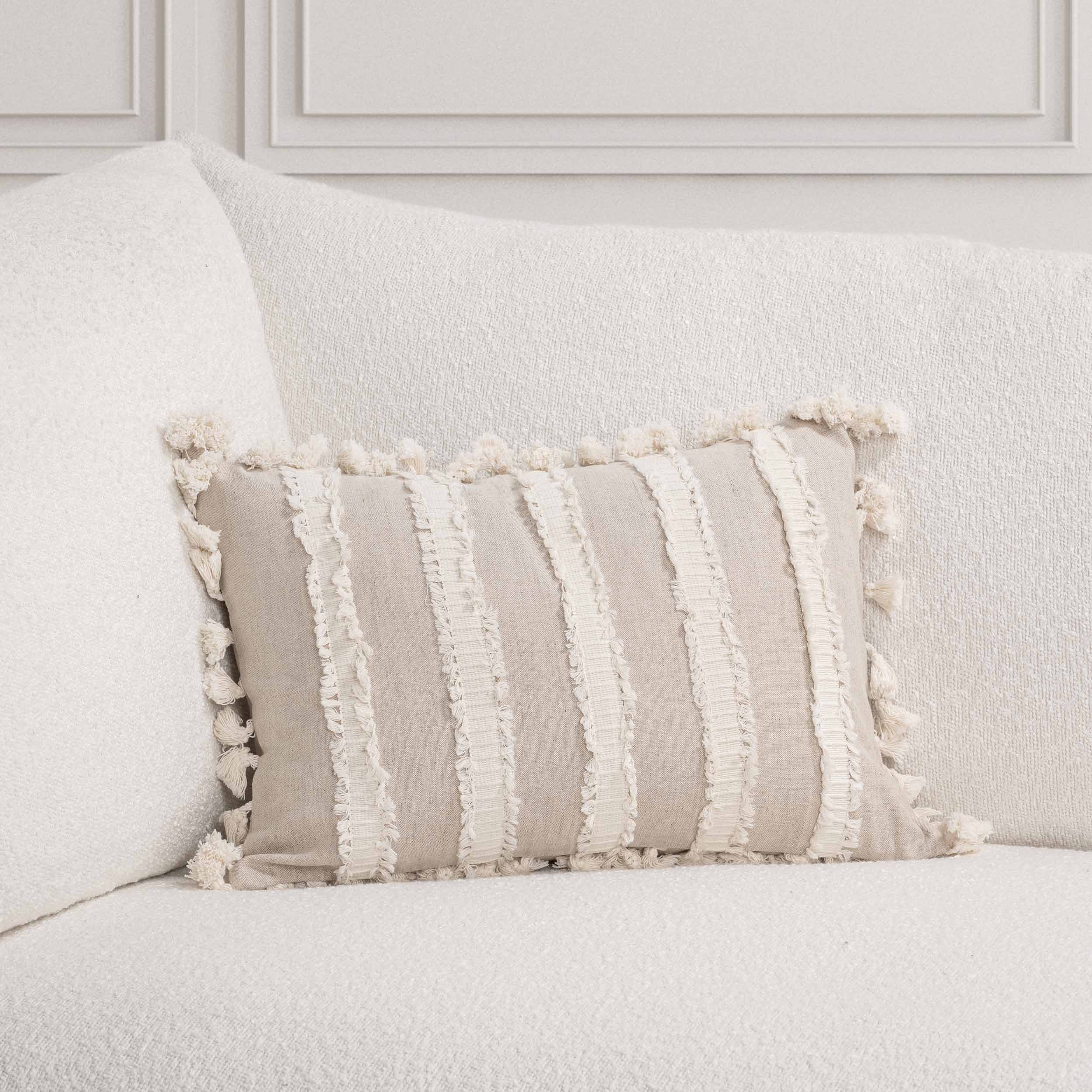 Edisto Lumbar Pillow, Natural/Ivory - Image 6