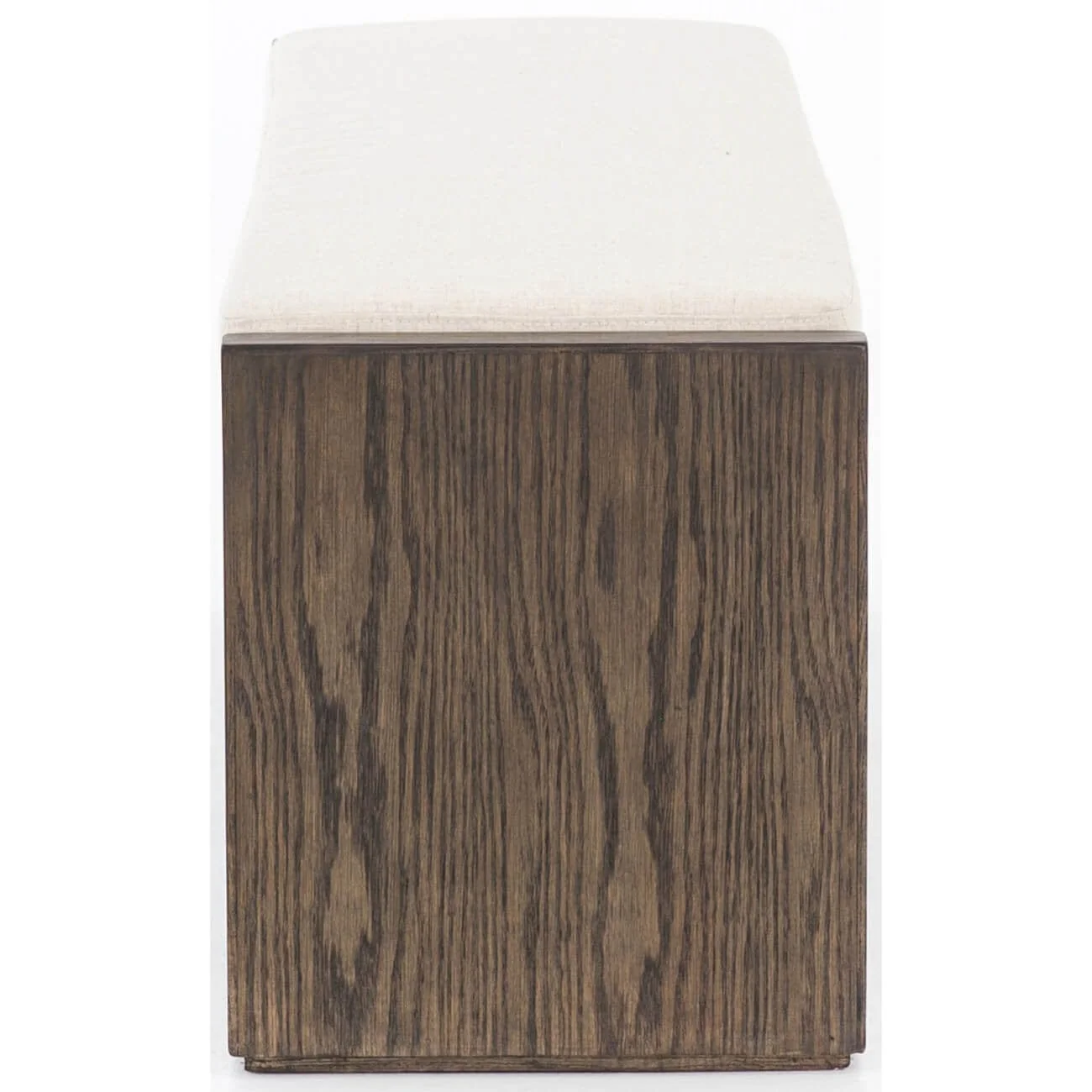 Edmon Bench, Savile Flax by Four Hands - Image 3