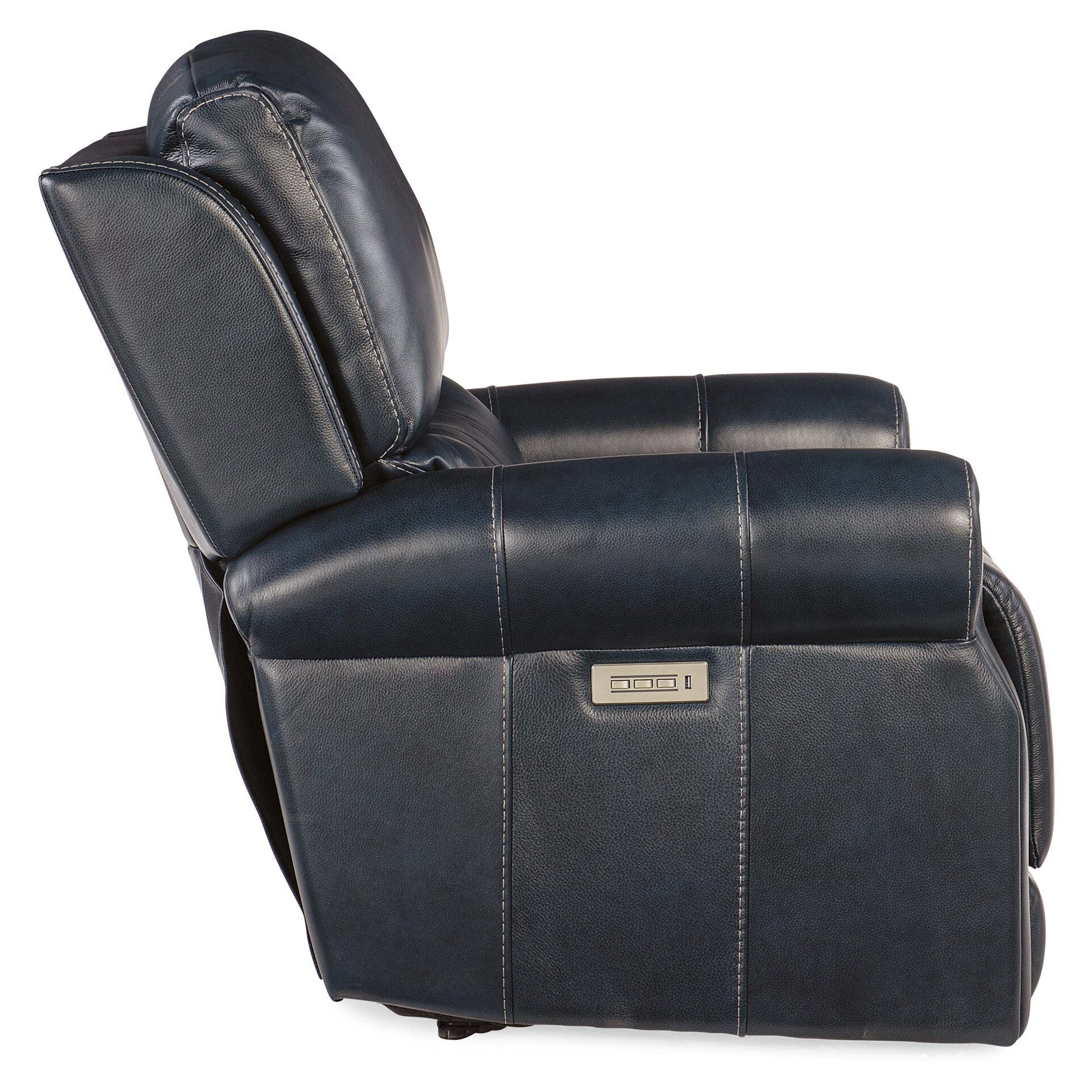 Eisley Leather Power Recliner, Sorrento Night Seas - Image 2