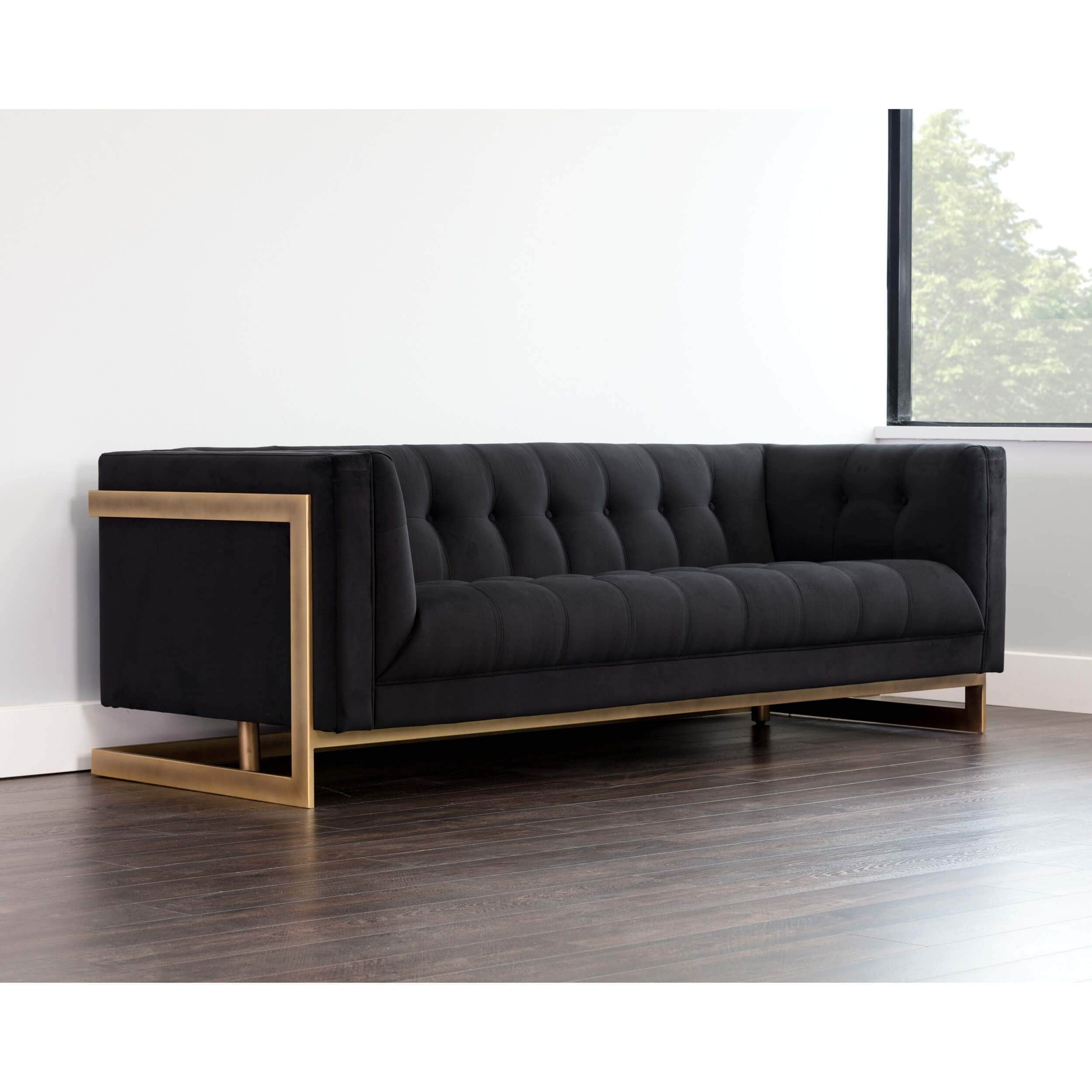 Ekon Sofa, Abbington Black - Image 5