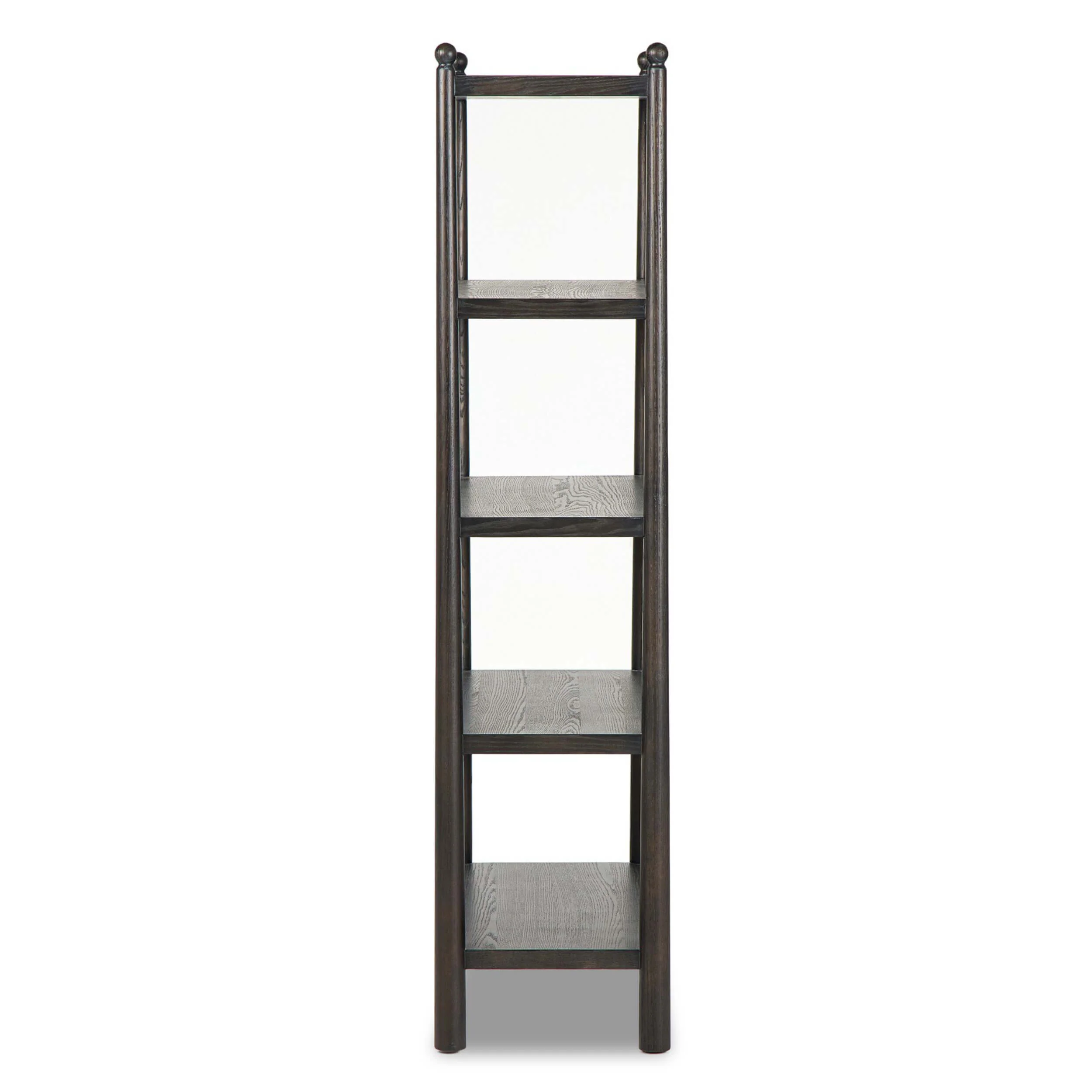 Eldridge Bookcase, Distressed Black by Amber Lewis x Four Hands - Image 3