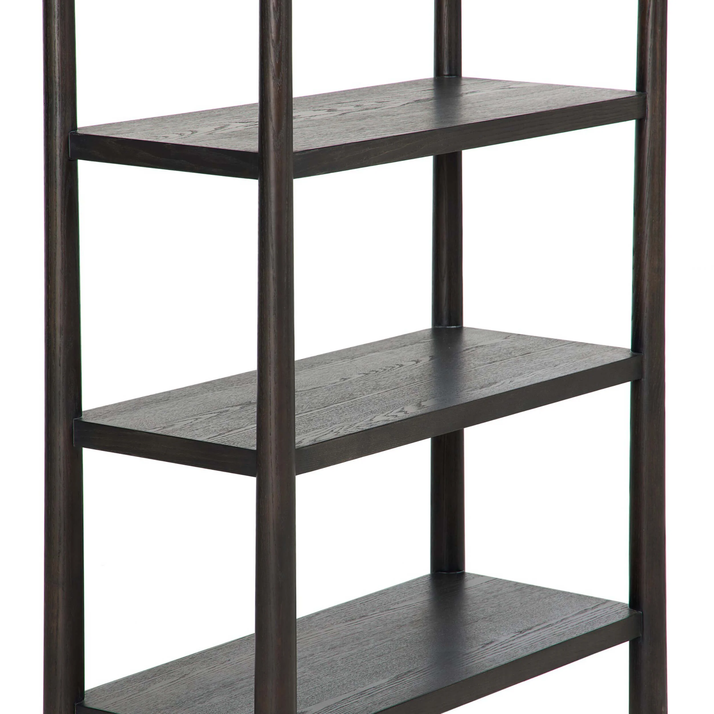 Eldridge Bookcase, Distressed Black by Amber Lewis x Four Hands - Image 4