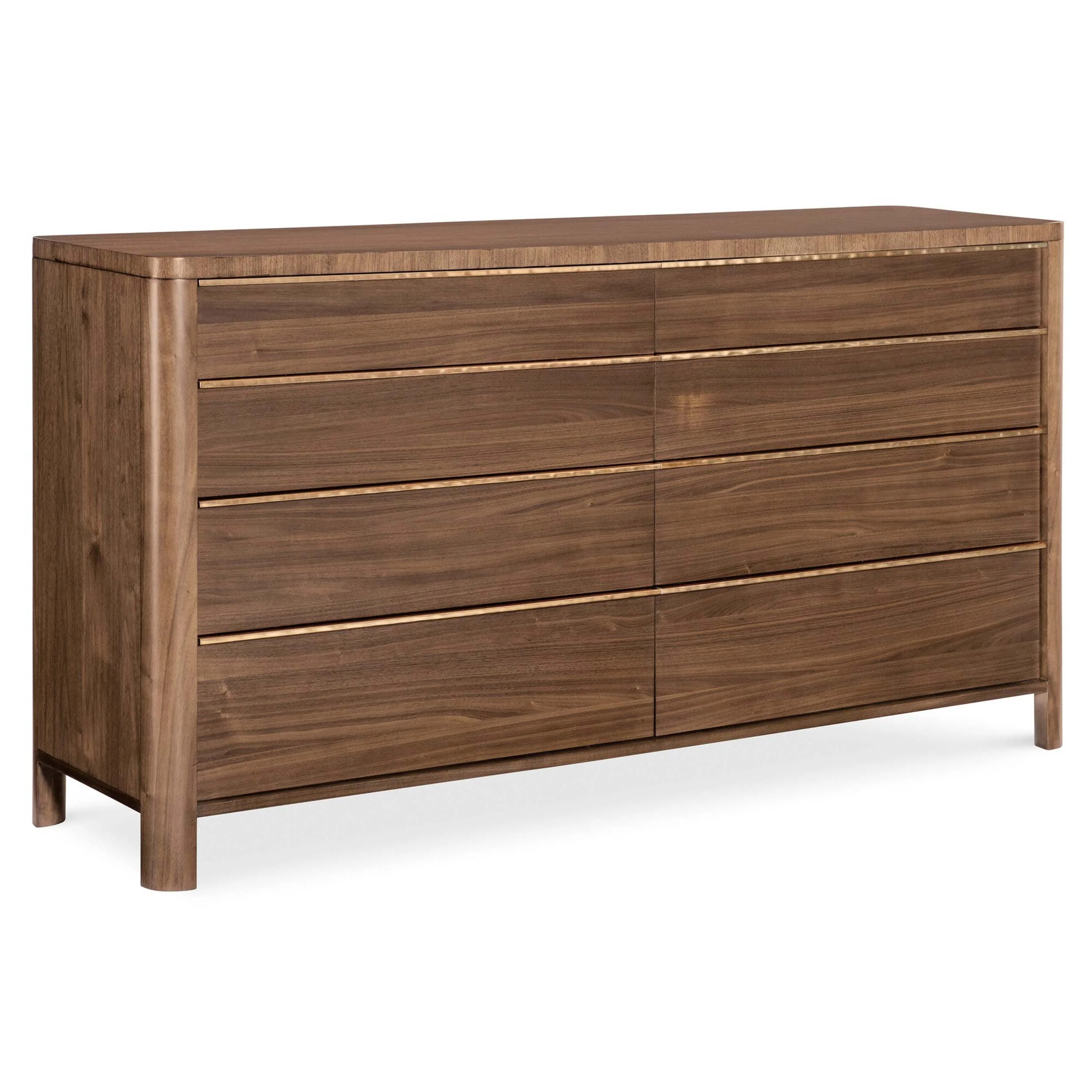 Eleana Eight Drawer Dresser, Light Caramel