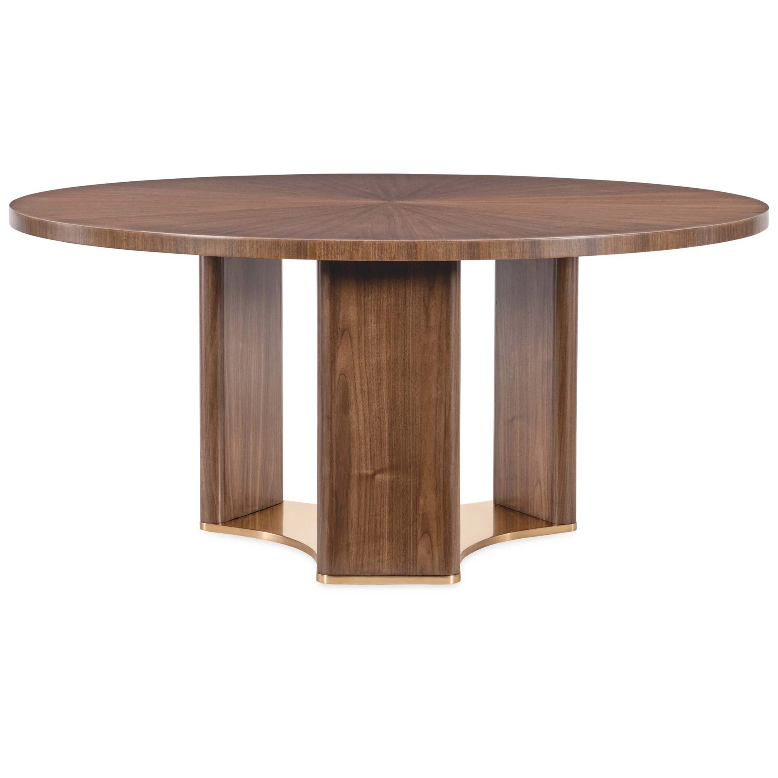 Eleana Round Dining Table, Light Caramel - Image 2