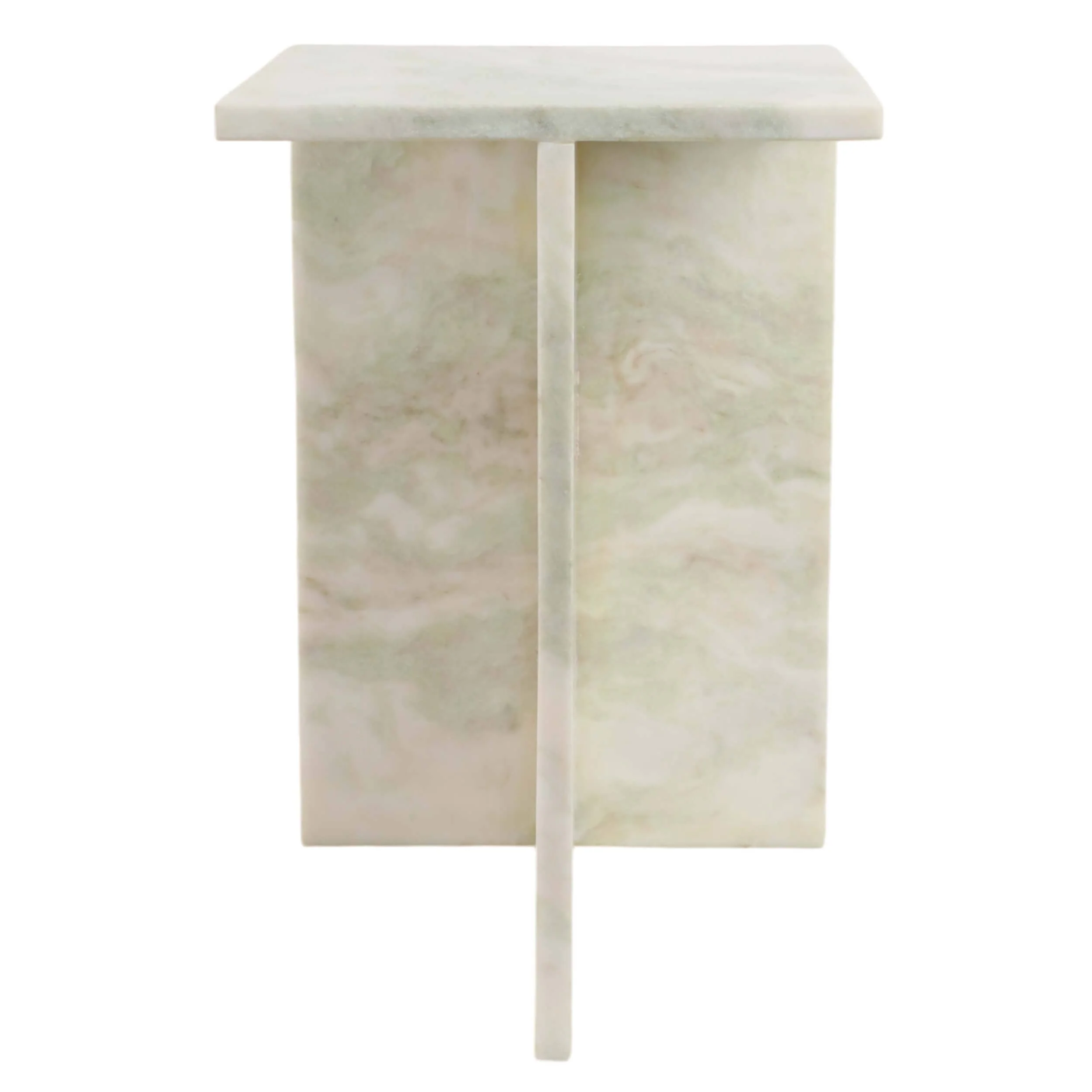 Elegant Boho Glam Accent Table, Green - Image 3