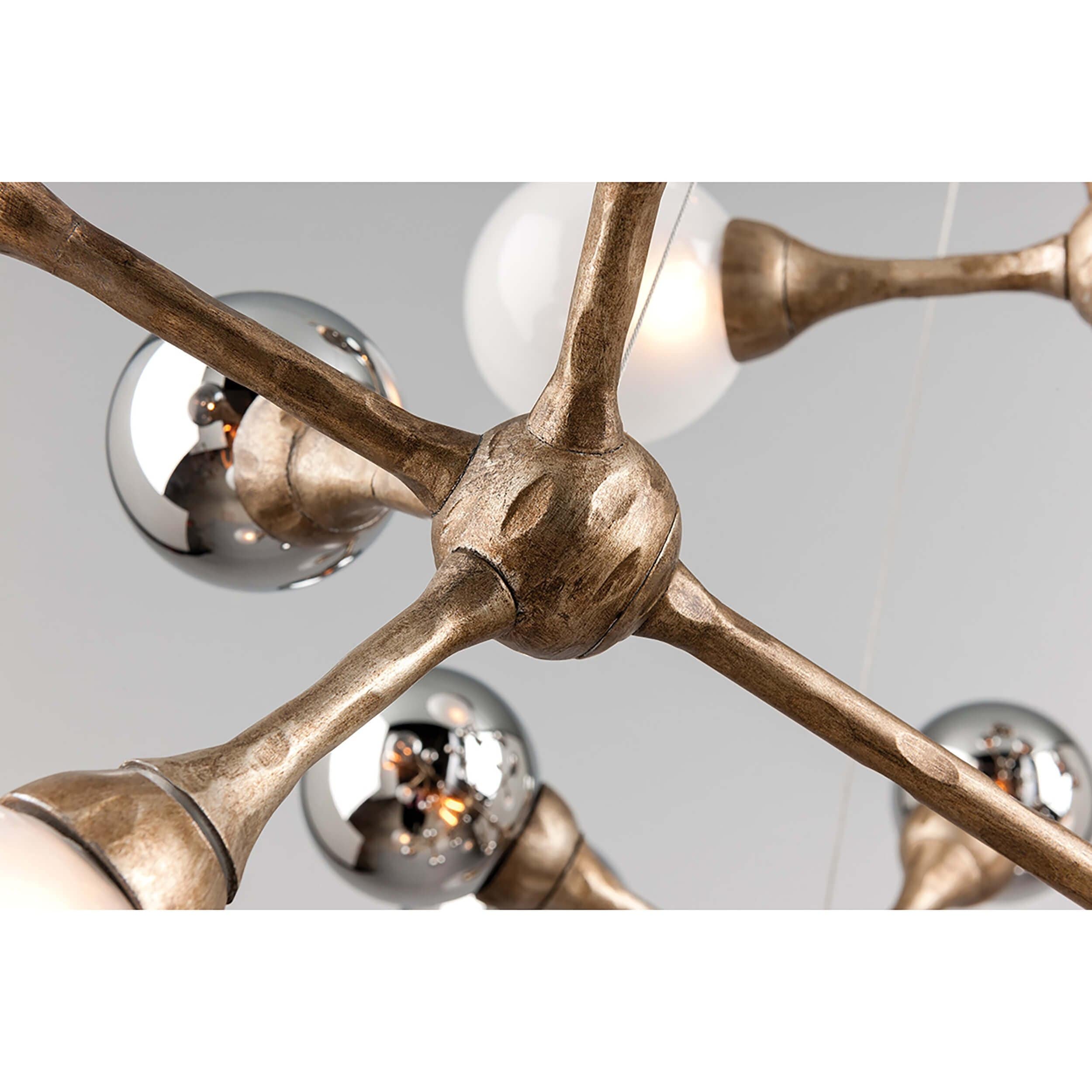 Element 20 Light Linear Chandelier, Vienna Bronze - Image 4