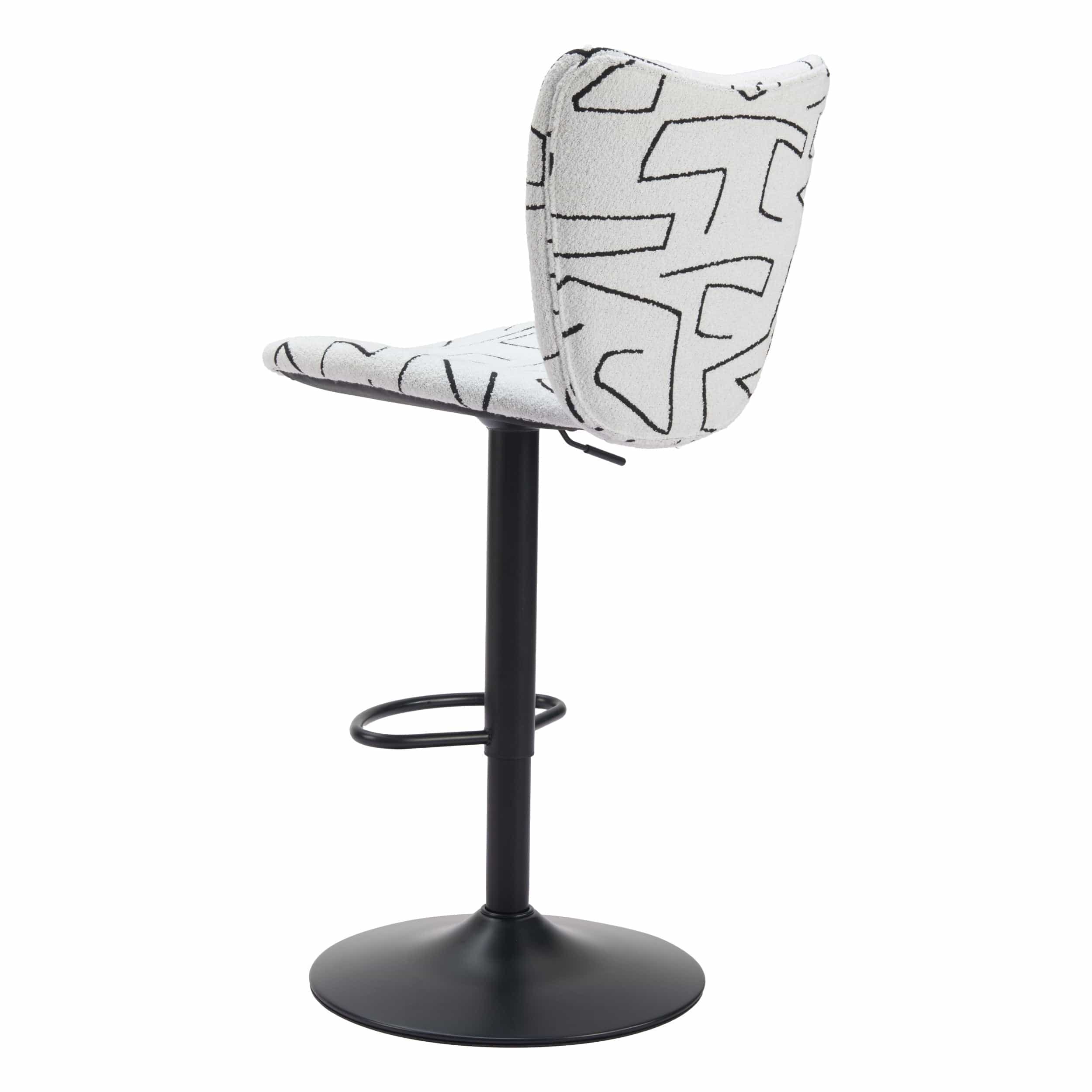 Elevate Bar Stool, White, Set of 2 - Image 6