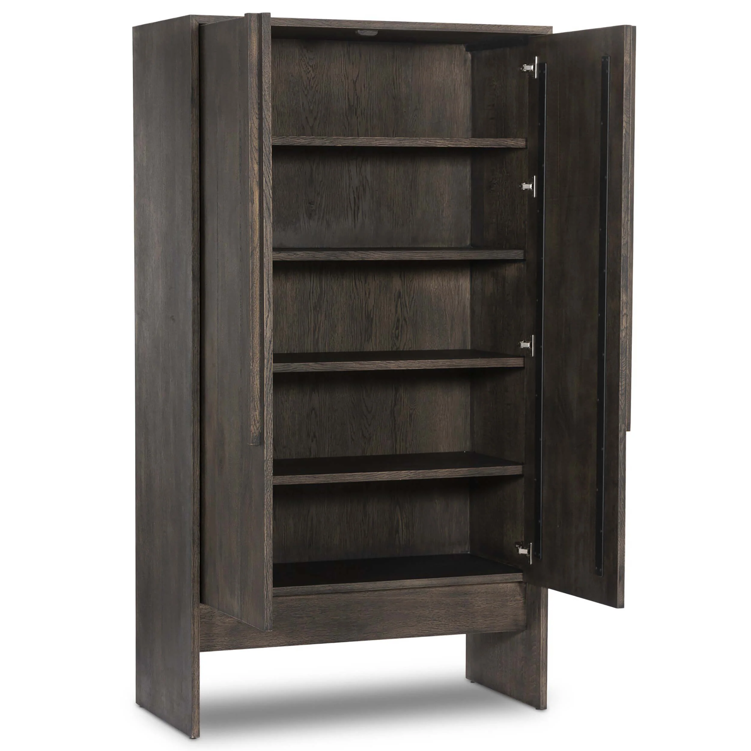 Elgin Cabinet, Brushed Dark Brown by Four Hands - Image 4