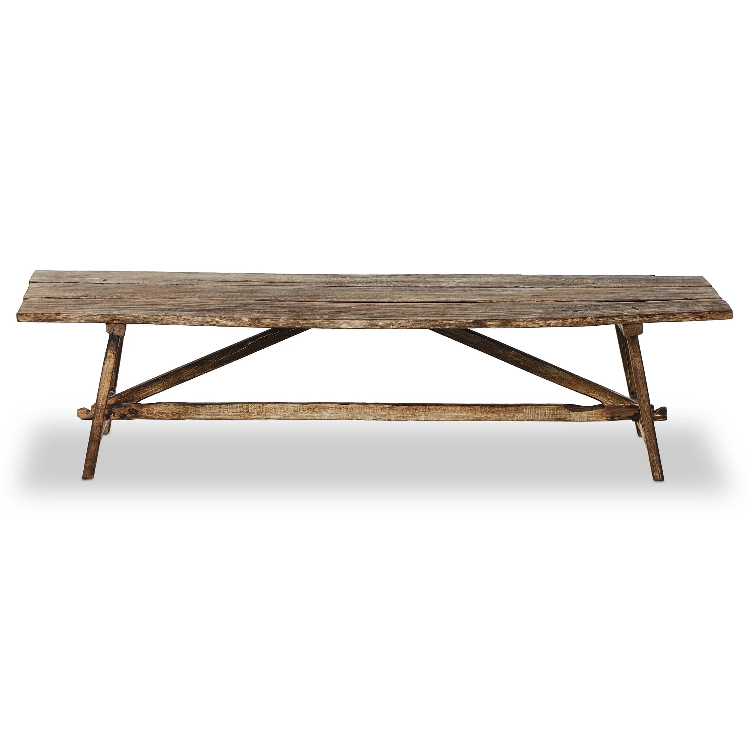 Elio Coffee Table, Burnt Bleached Oak by Four Hands - Image 2