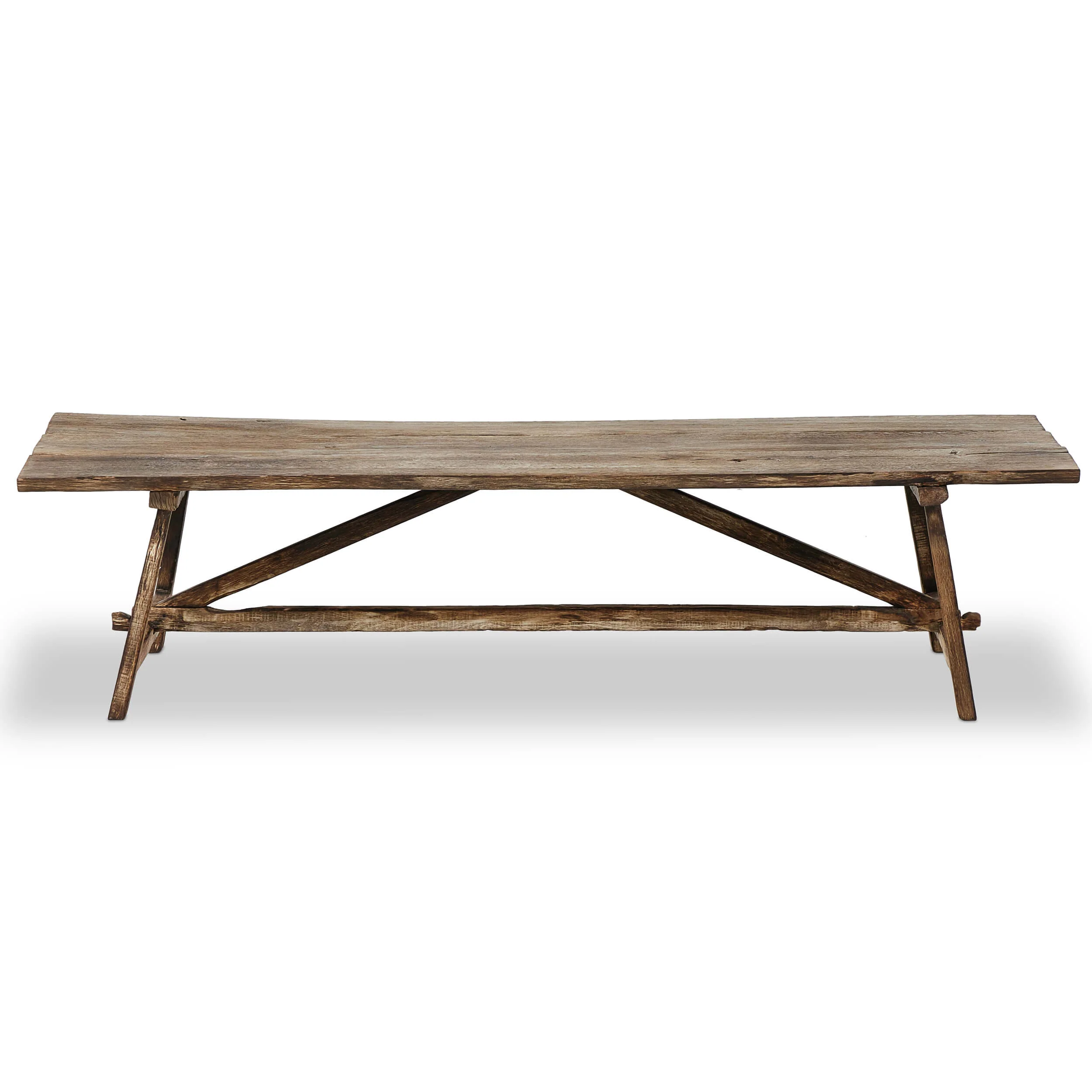 Elio Coffee Table, Burnt Bleached Oak by Four Hands - Image 4