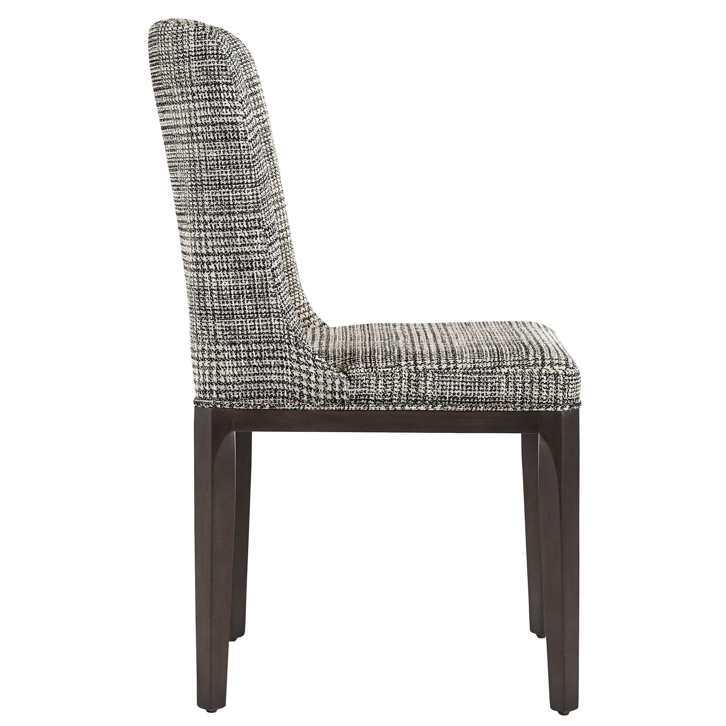 Elisa Dining Chair, Naya Check Black, Set of 2 - Image 3