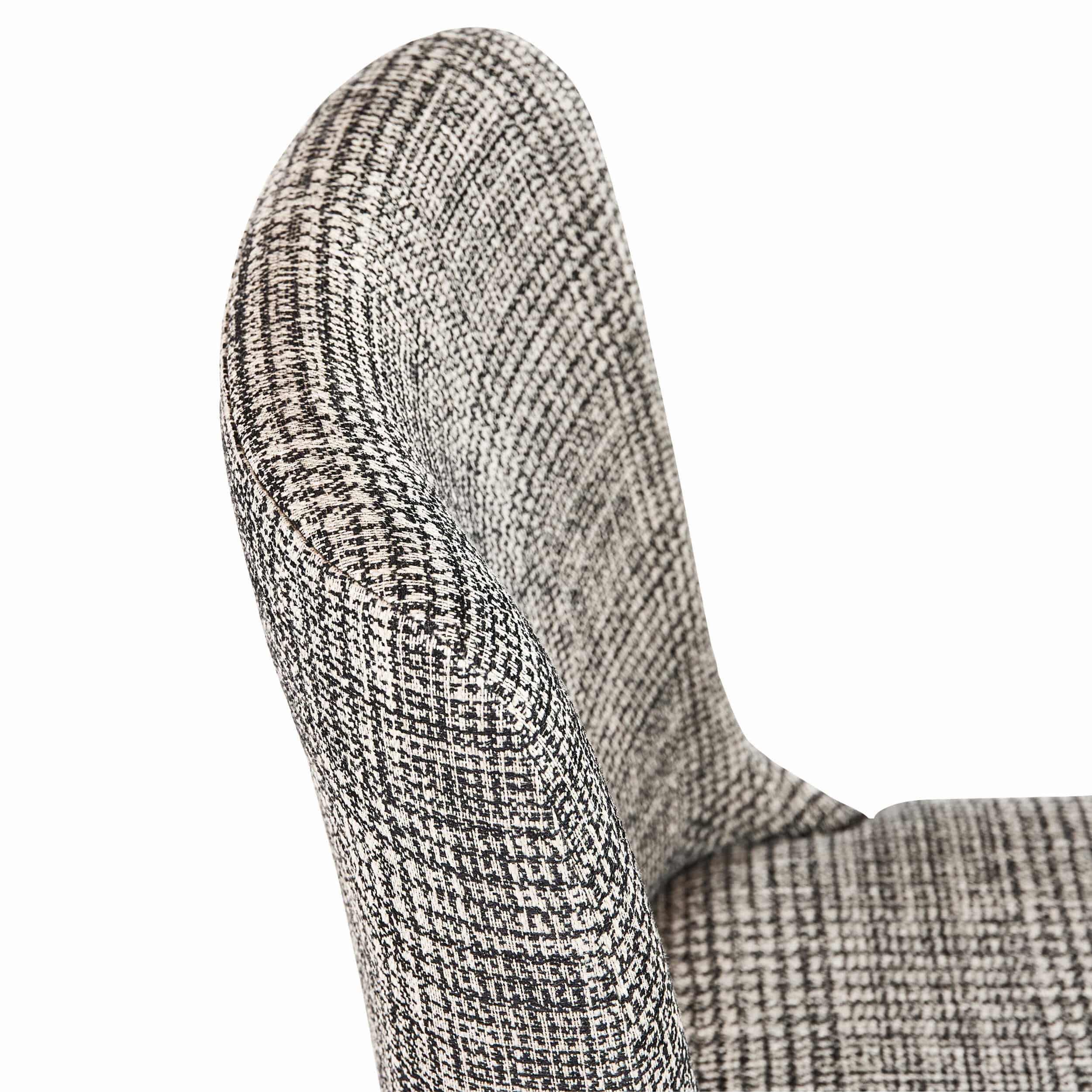 Elisa Dining Chair, Naya Check Black, Set of 2 - Image 4